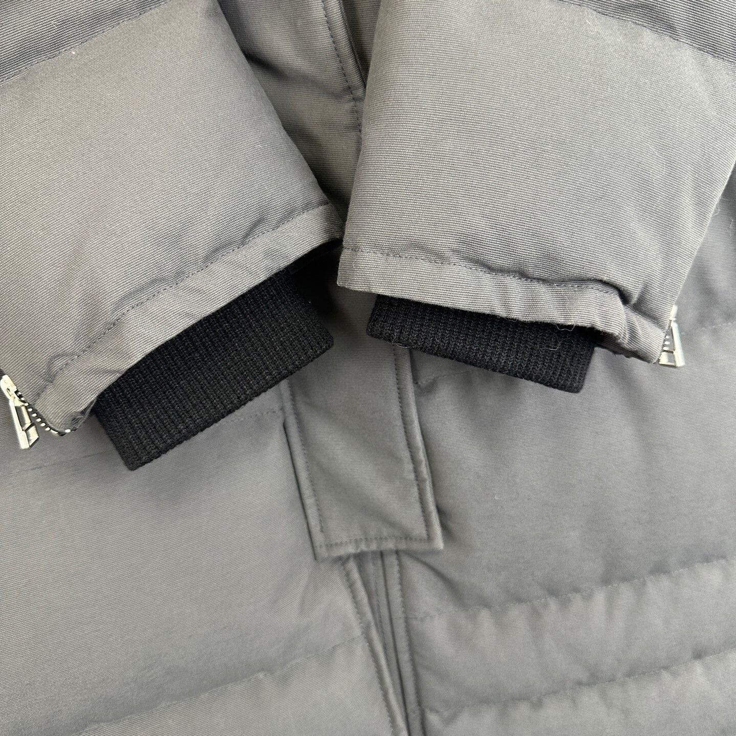Moose Knuckles Moose Knuckles Gray Long Fitted Fur Collar Down Jacket Size M / US 6-8 / IT 42-44 - 7 Thumbnail