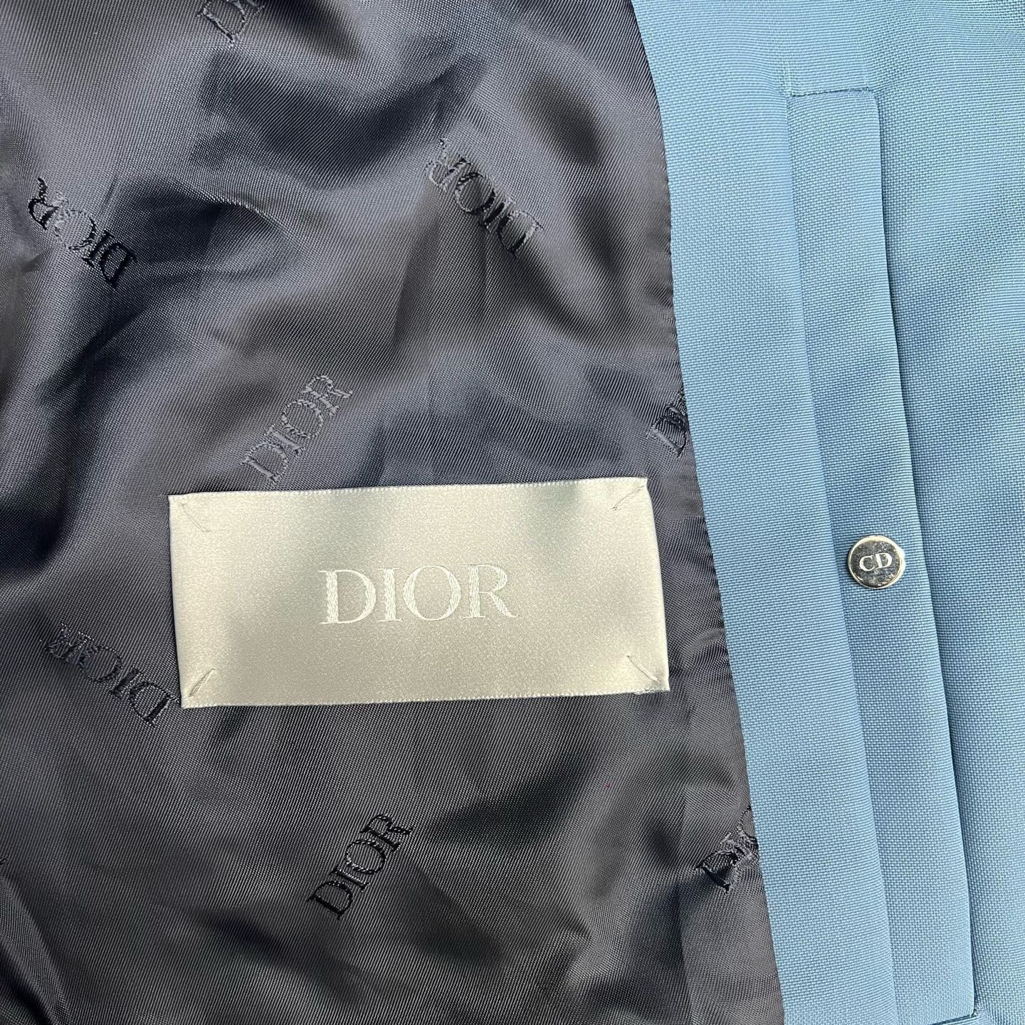 Dior Dior x Kenny Scharf Embroidered Logo Blue Parka Size US S / EU 44-46 / 1 - 3 Thumbnail