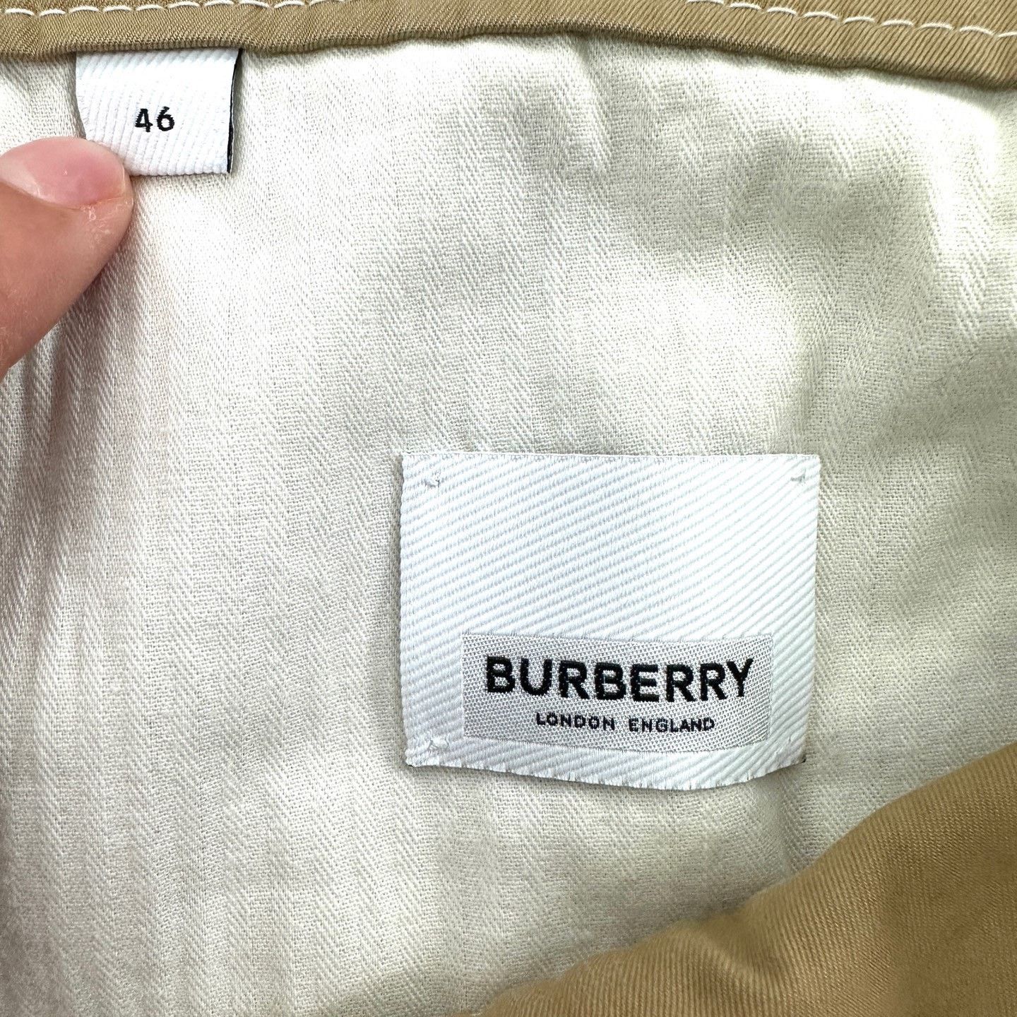 Burberry Burberry Men's Khaki Denim Shorts Size US 30 / EU 46 - 4 Thumbnail