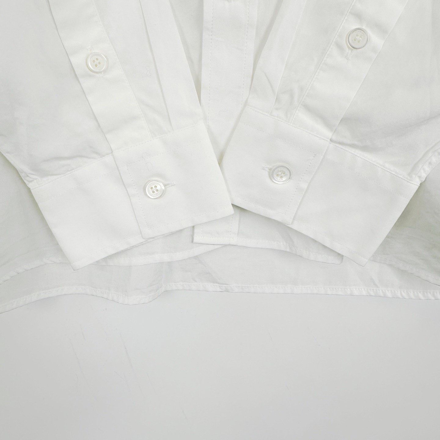 Burberry Burberry White Chest Pocket Embroidered Logo Long-Sleeve Shirt Size US L / EU 52-54 / 3 - 6 Thumbnail
