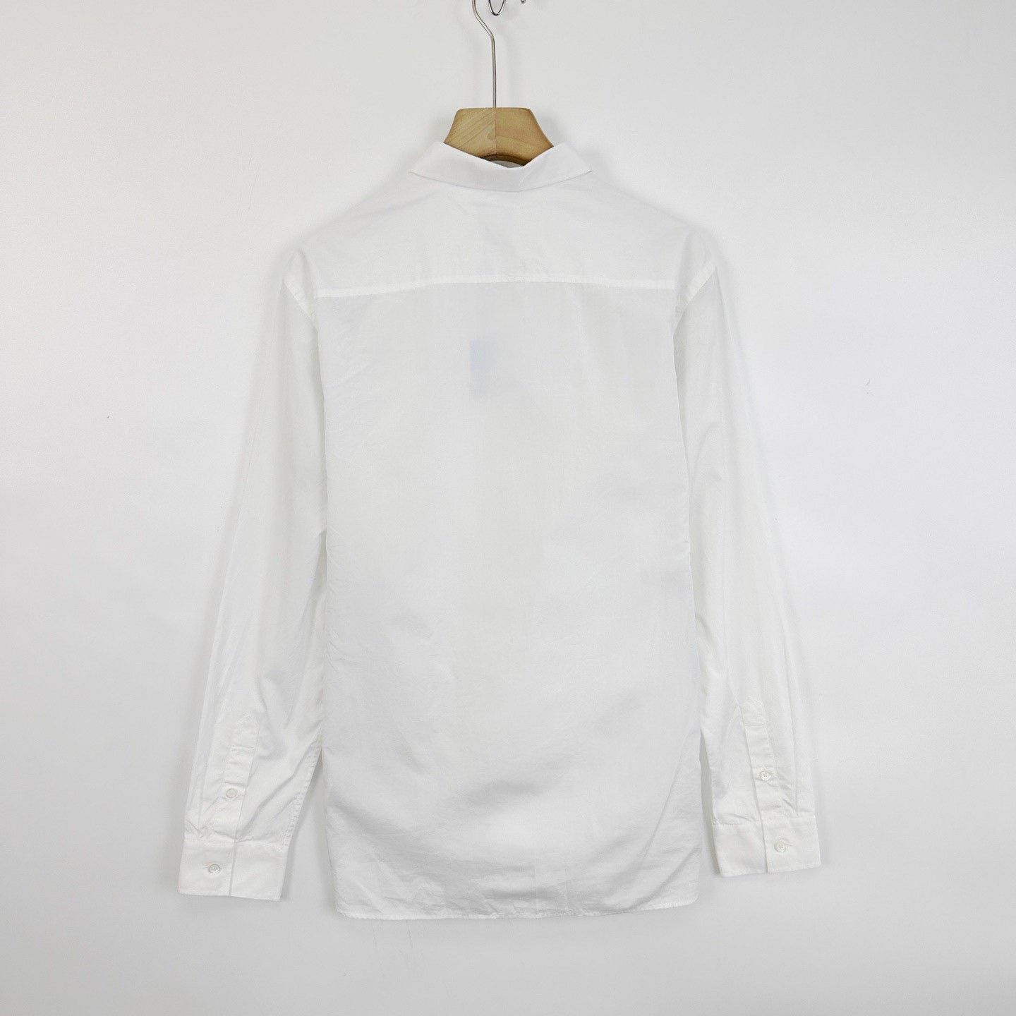 Burberry Burberry White Chest Pocket Embroidered Logo Long-Sleeve Shirt Size US L / EU 52-54 / 3 - 2 Thumbnail
