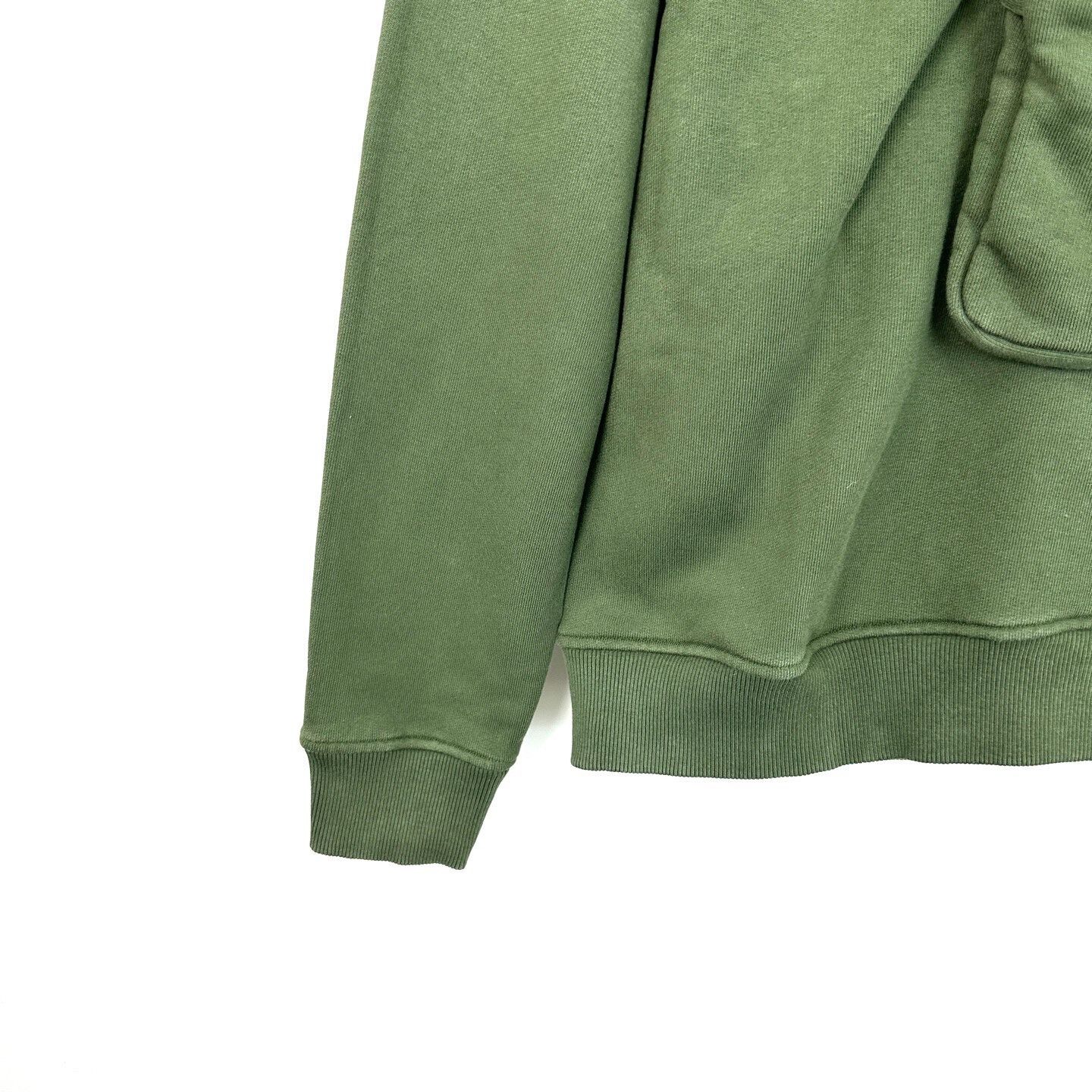 Louis Vuitton Louis Vuitton Green Chest Pocket Half-Zip Hoodie Size US L / EU 52-54 / 3 - 6 Thumbnail