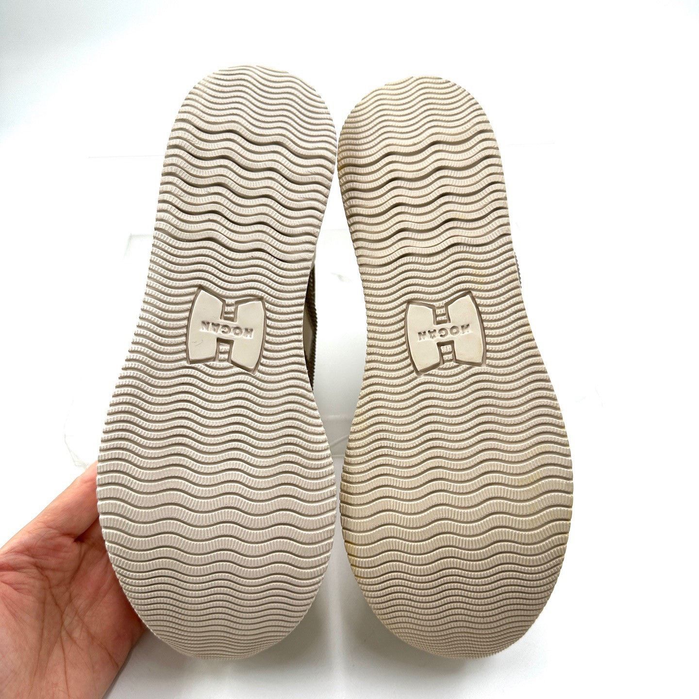Hogan Hogan Women's Champagne Platform Casual Shoes Size US 6 / IT 36 - 5 Thumbnail
