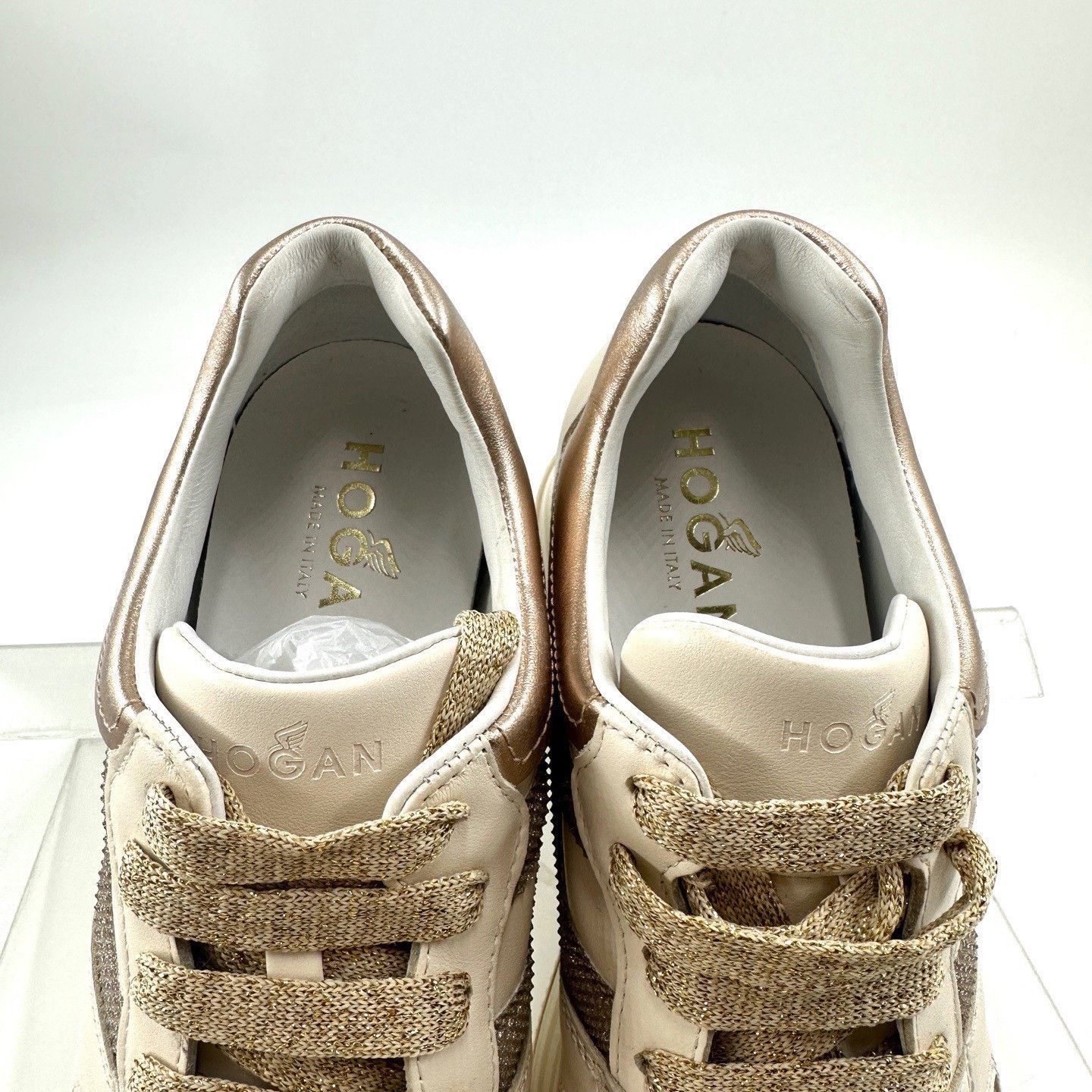 Hogan Hogan Women's Champagne Platform Casual Shoes Size US 6 / IT 36 - 4 Thumbnail