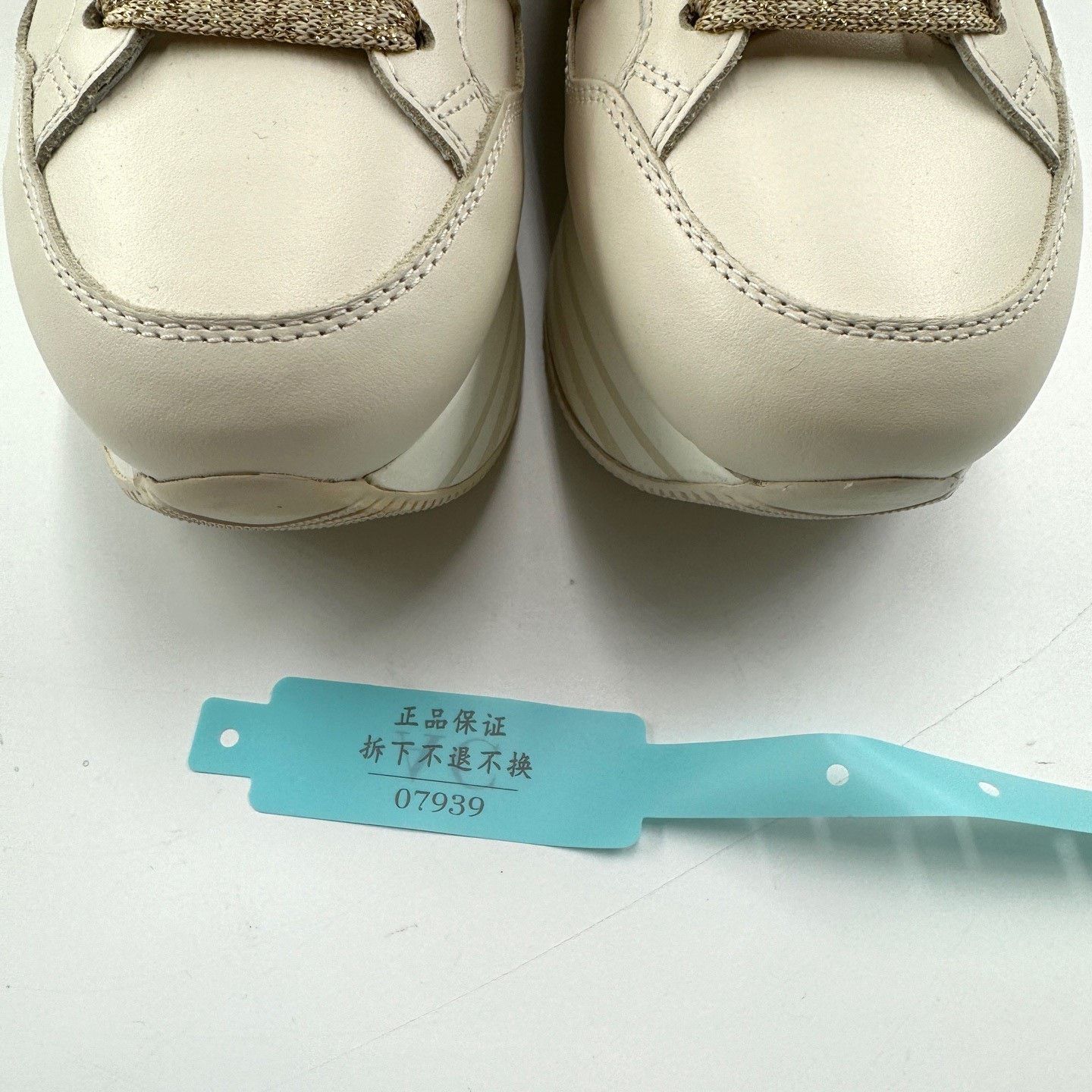 Hogan Hogan Women's Champagne Platform Casual Shoes Size US 6 / IT 36 - 8 Thumbnail