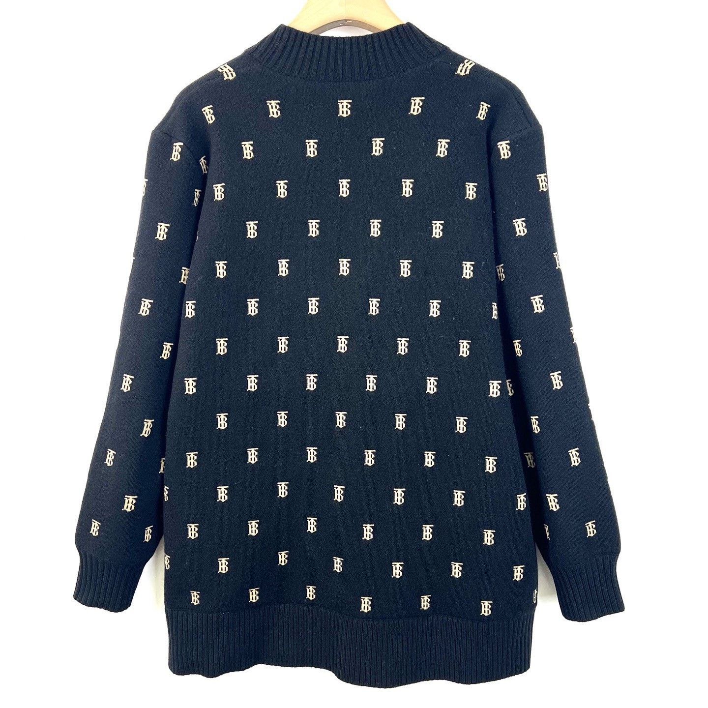 Burberry Burberry TB Logo All-Over Print Knit Cardigan Size US L / EU 52-54 / 3 - 2 Thumbnail