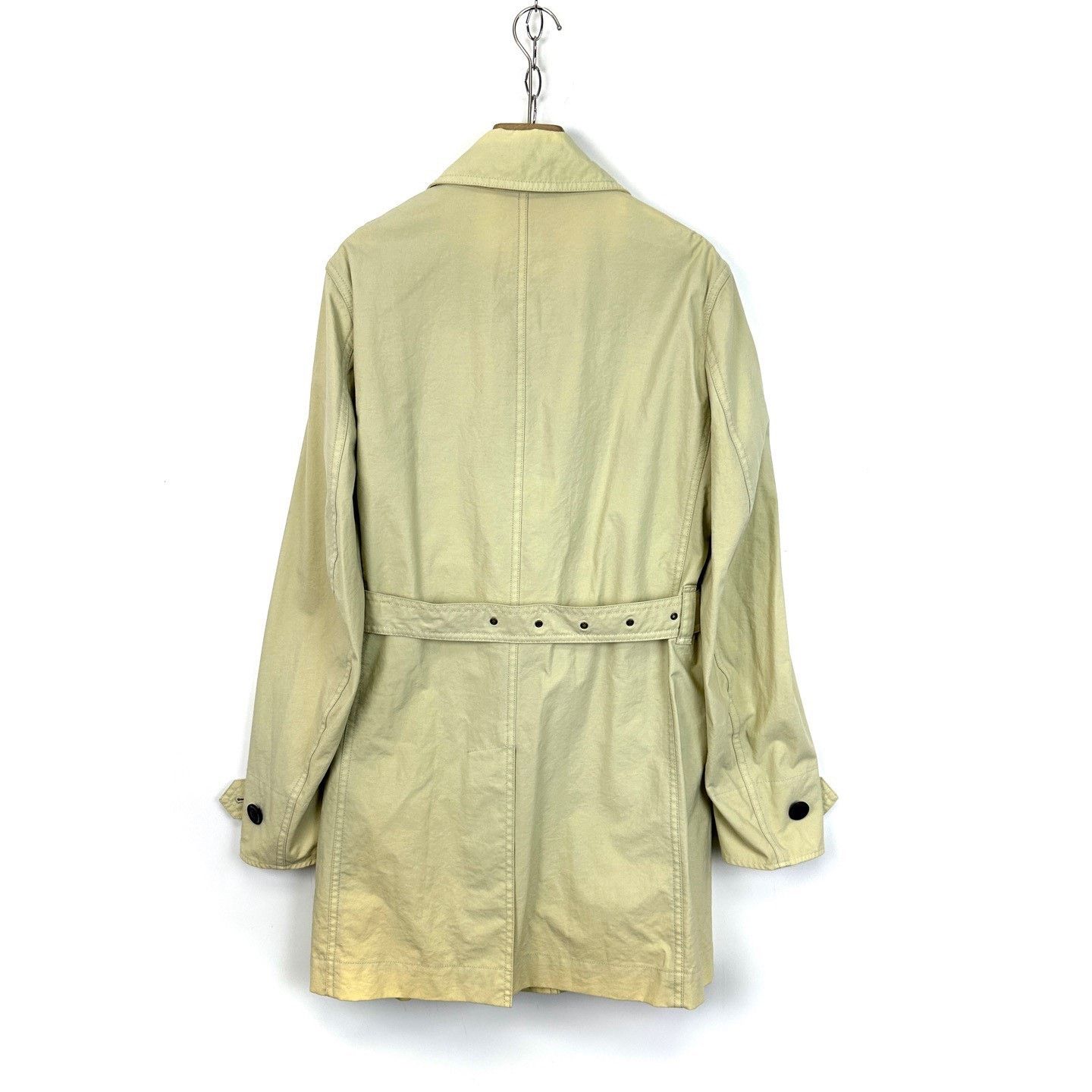 Burberry Burberry Mid-Length Trench Coat with Zipper Size L / US 10 / IT 46 - 2 Thumbnail