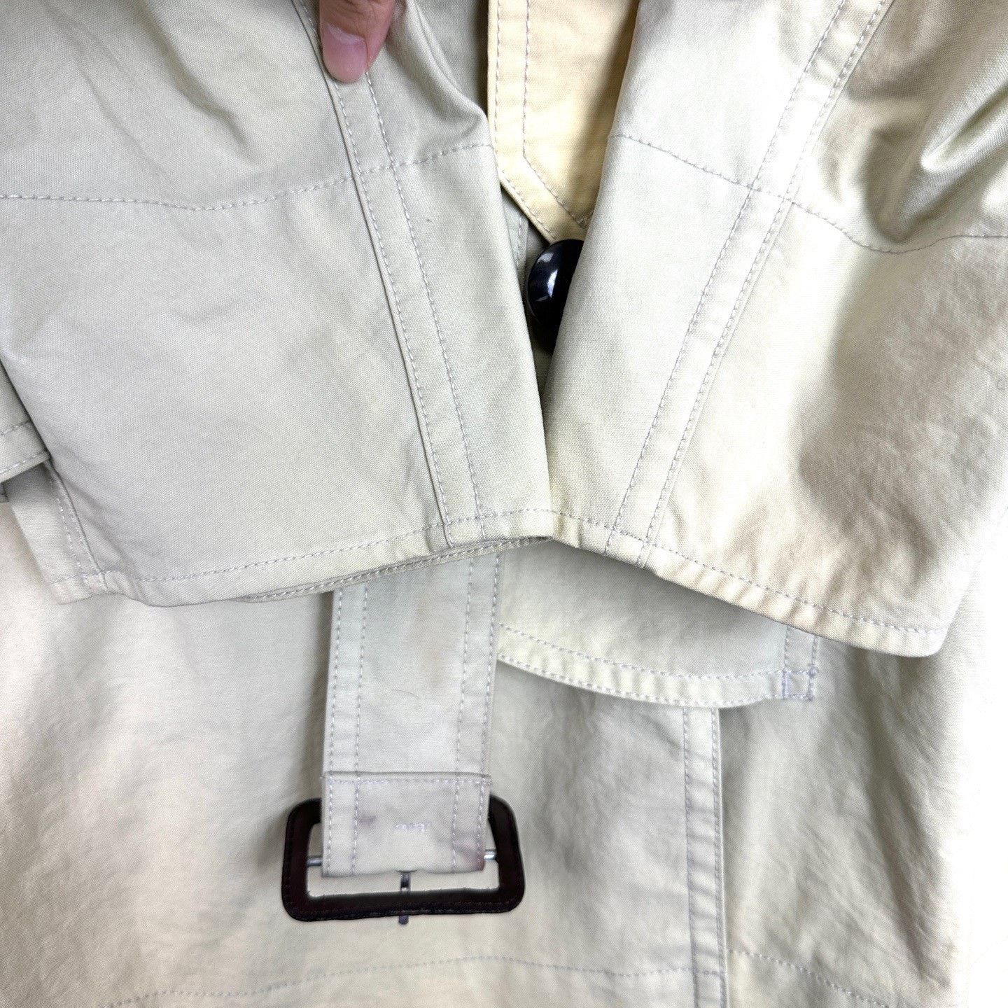 Burberry Burberry Mid-Length Trench Coat with Zipper Size L / US 10 / IT 46 - 7 Thumbnail