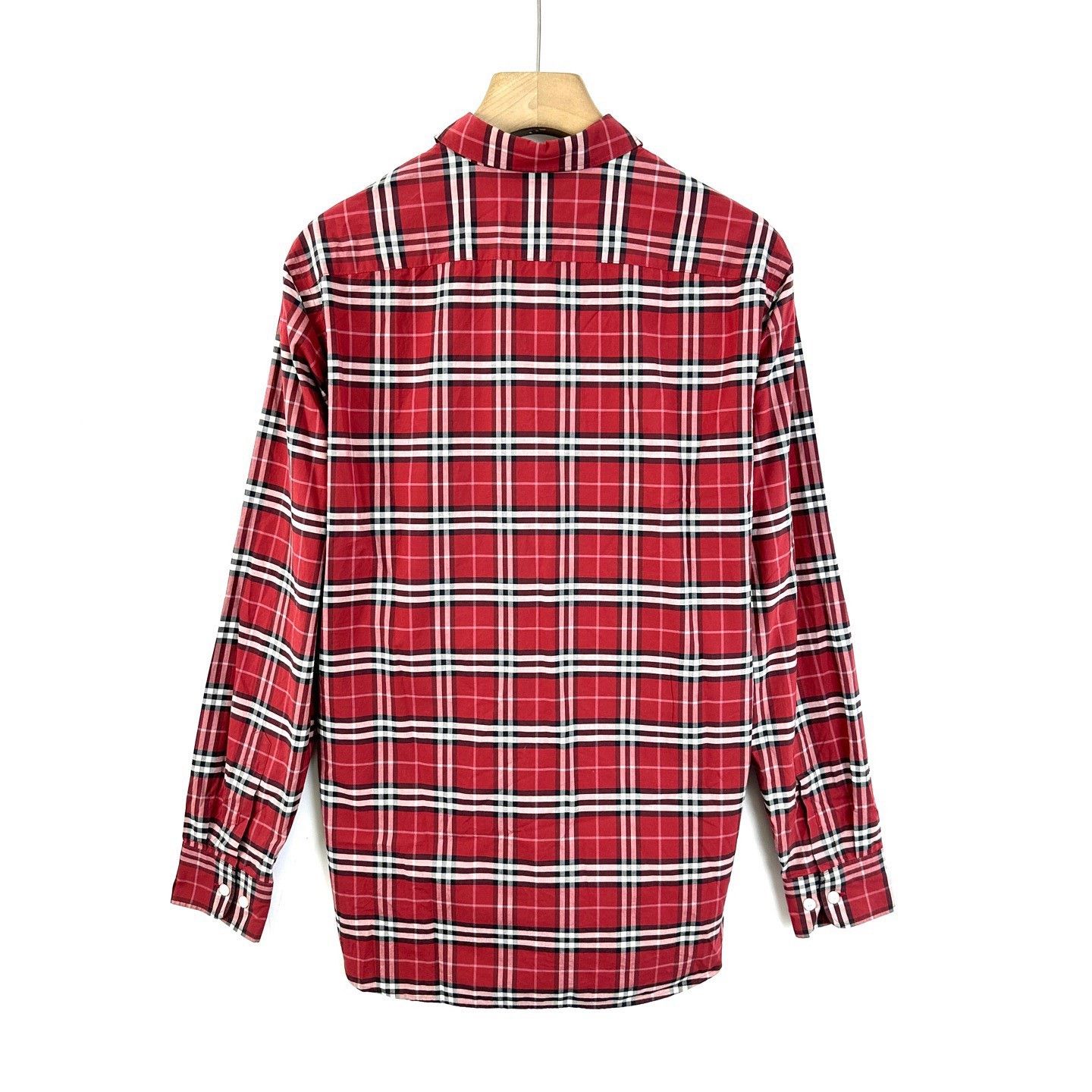Burberry Burberry Classic Red Plaid Long-Sleeve Shirt Size US M / EU 48-50 / 2 - 2 Thumbnail