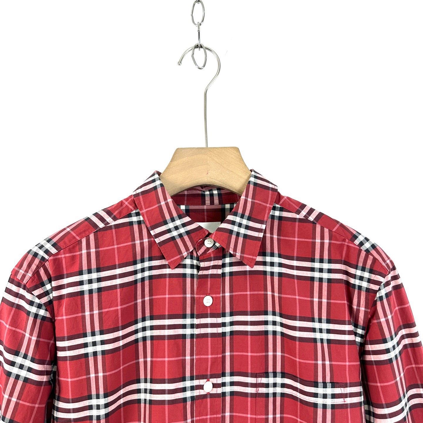 Burberry Burberry Classic Red Plaid Long-Sleeve Shirt Size US M / EU 48-50 / 2 - 3 Thumbnail