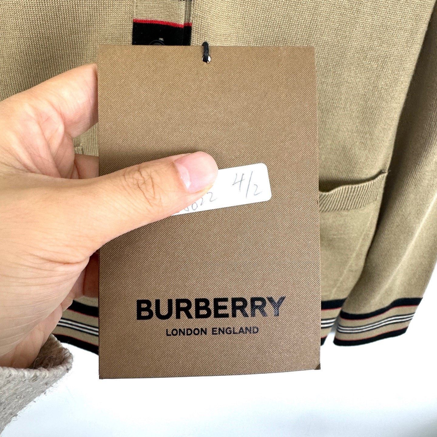 Burberry Burberry Striped Knit Cardigan Size US M / EU 48-50 / 2 - 6 Thumbnail