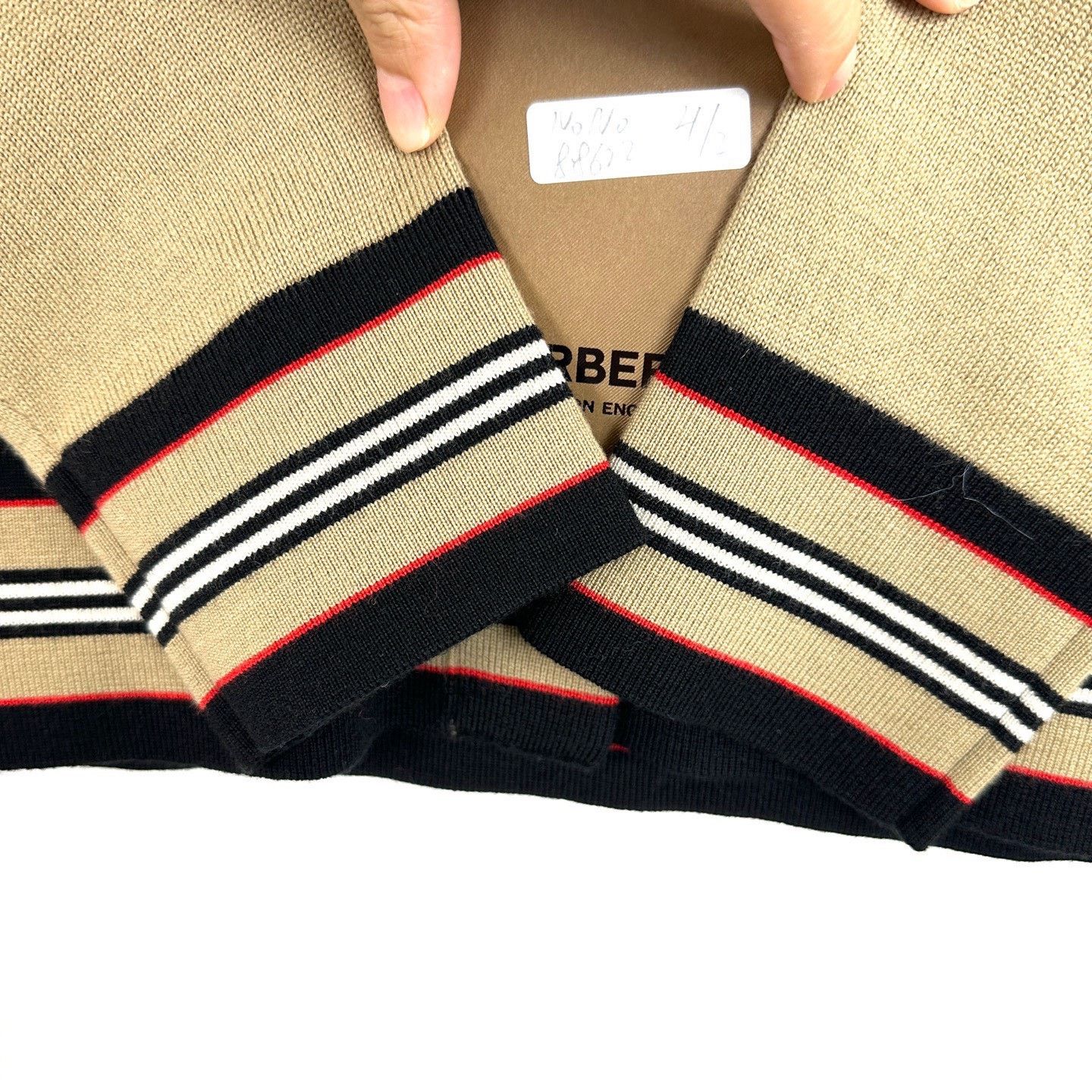 Burberry Burberry Striped Knit Cardigan Size US M / EU 48-50 / 2 - 5 Thumbnail