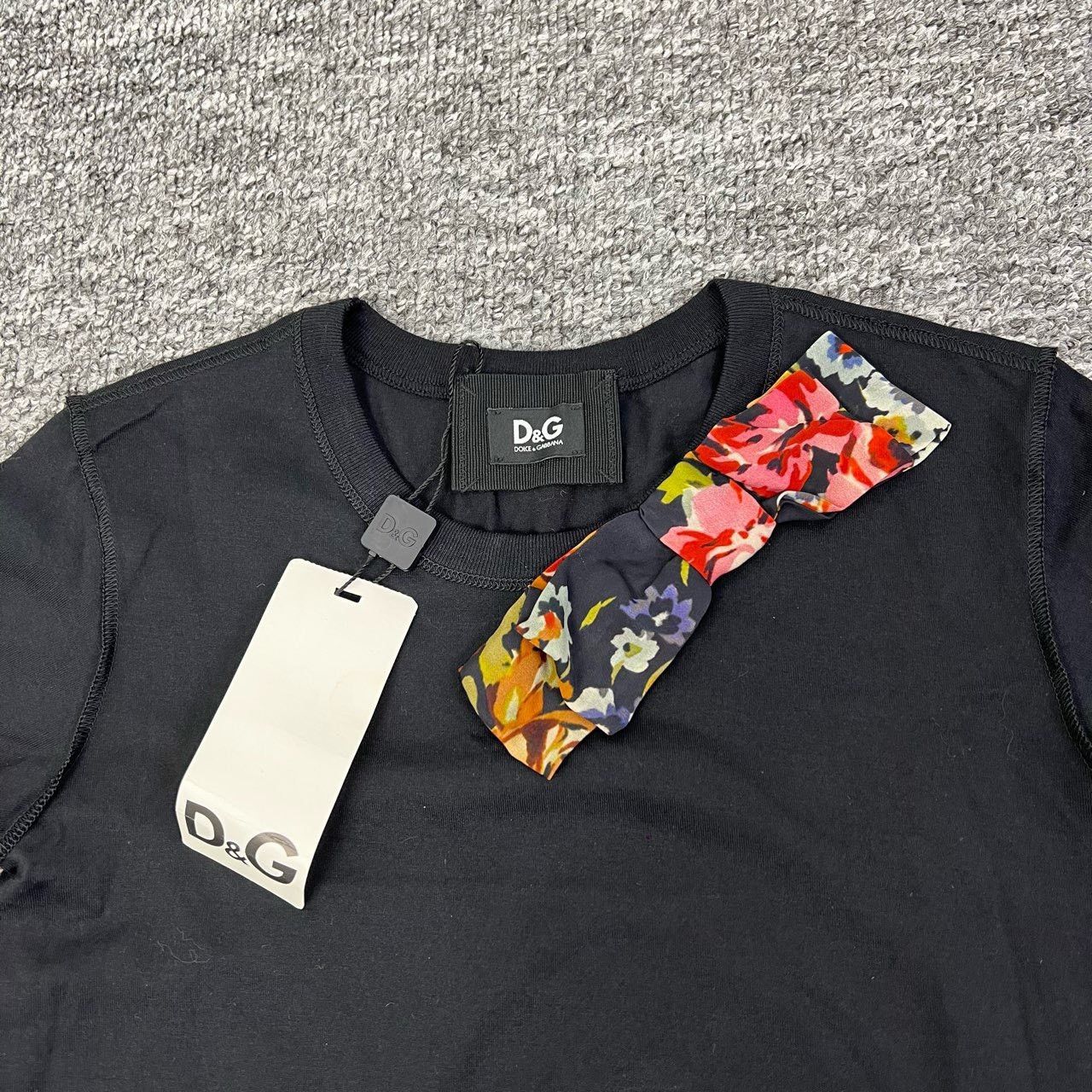 Dolce & Gabbana Dolce&Gabbana Bow Short-Sleeve Dress Size XS / US 0-2 / IT 36-38 - 4 Thumbnail