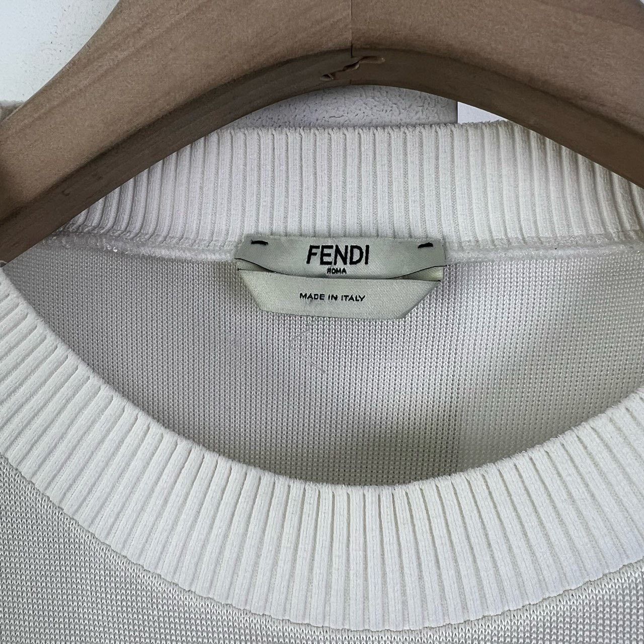 Fendi Fendi Karl Lagerfeld Fur Embroidery Sweatshirt Size US XXS / EU 40 - 3 Thumbnail