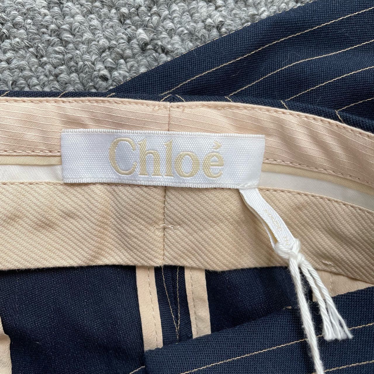 Chloe Chloe Striped Suit Casual Pants Size 42" / US 20 - 4 Thumbnail