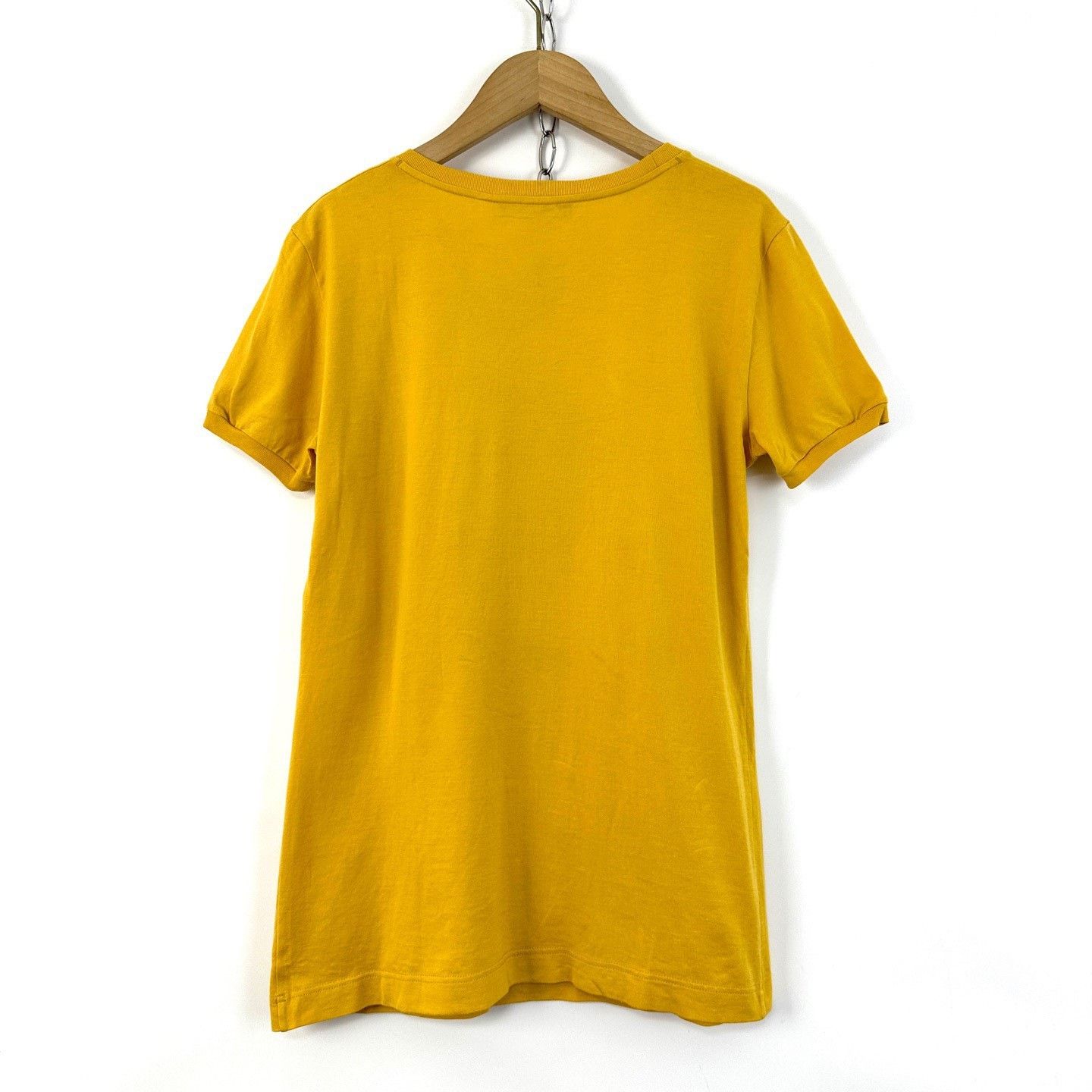 Dolce & Gabbana Dolce&Gabbana Yellow Embroidered Family T-Shirt Size US XXS / EU 40 - 2 Thumbnail