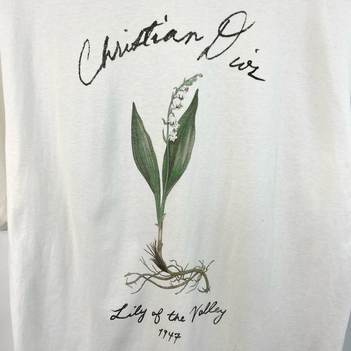 Dior Dior White Bluebell Back Logo Short Sleeve Size XL / US 12-14 / IT 48-50 - 6 Thumbnail