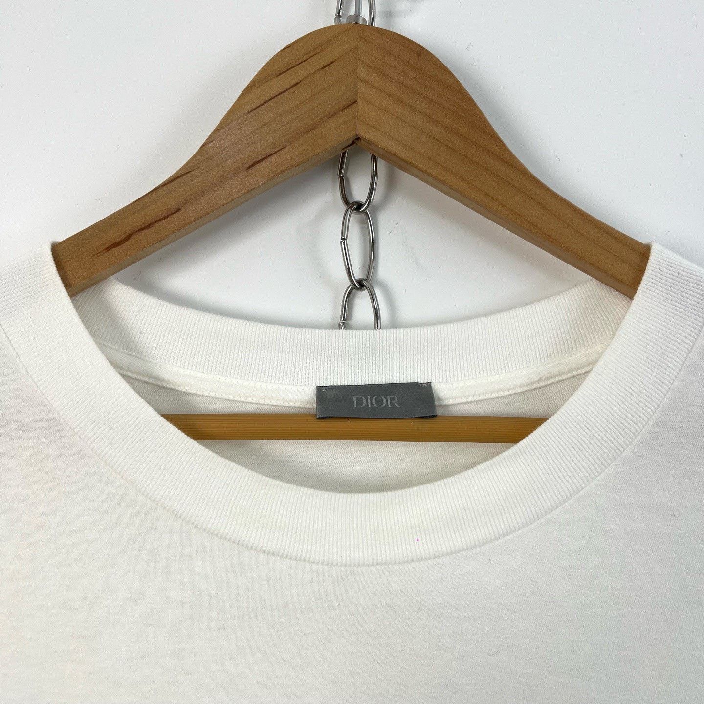 Dior Dior White Bluebell Back Logo Short Sleeve Size XL / US 12-14 / IT 48-50 - 3 Thumbnail