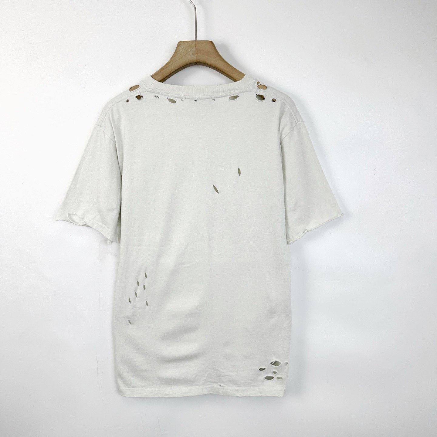 Balenciaga Balenciaga My Name Is Wide Fit Distressed T-shirt Size US XL / EU 56 / 4 - 2 Thumbnail