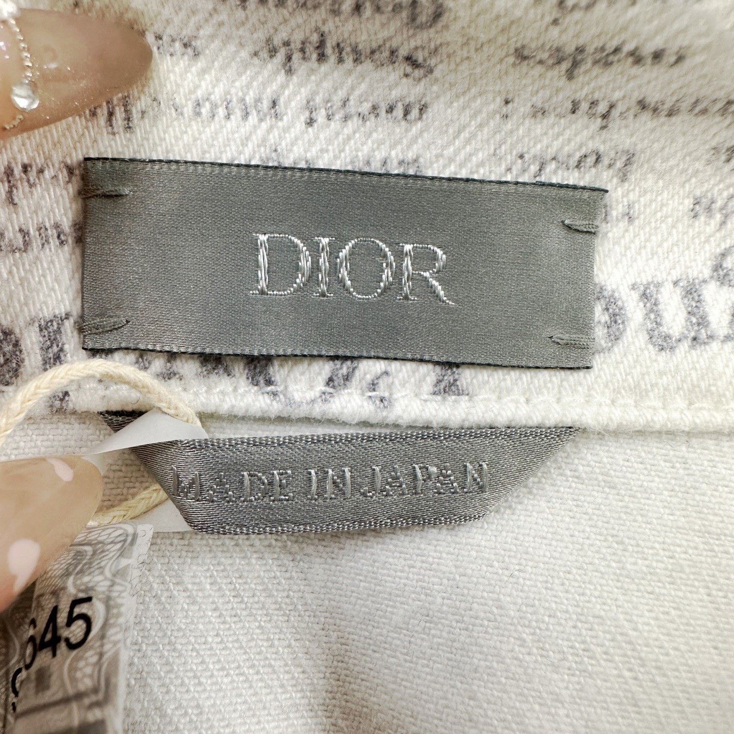 Dior Dior x Daniel Newspaper Logo Denim Jacket Size US S / EU 44-46 / 1 - 4 Thumbnail