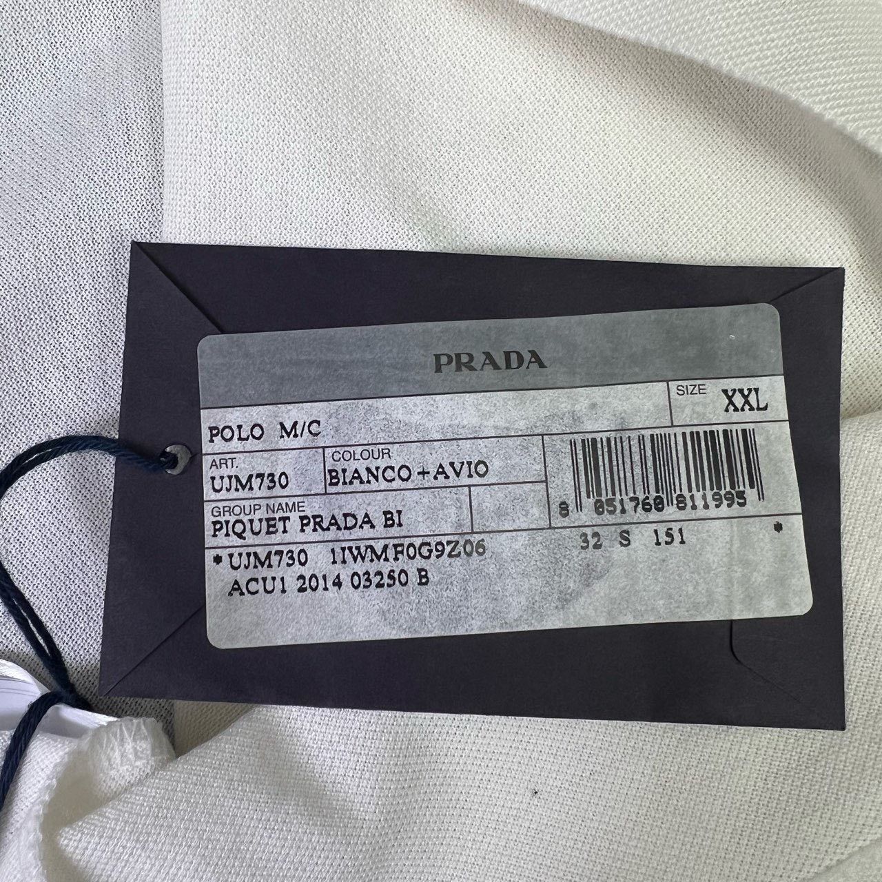 Prada Prada Collar Triangle Logo Short-Sleeve Size US XXL / EU 58 / 5 - 6 Thumbnail