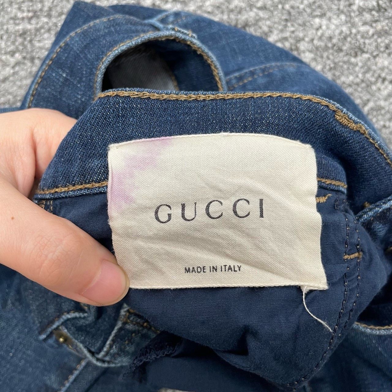 Gucci Gucci Embroidered Rose Women's Jeans Size 26" / US 2 / IT 38 - 4 Thumbnail