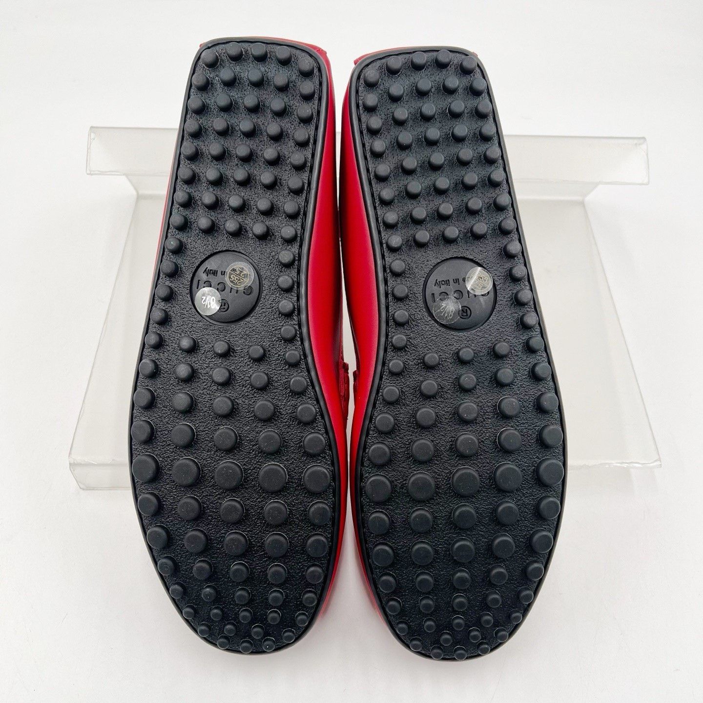 Gucci Gucci Red Double G Leather Flat Loafers Size US 9.5 / EU 42-43 - 7 Thumbnail