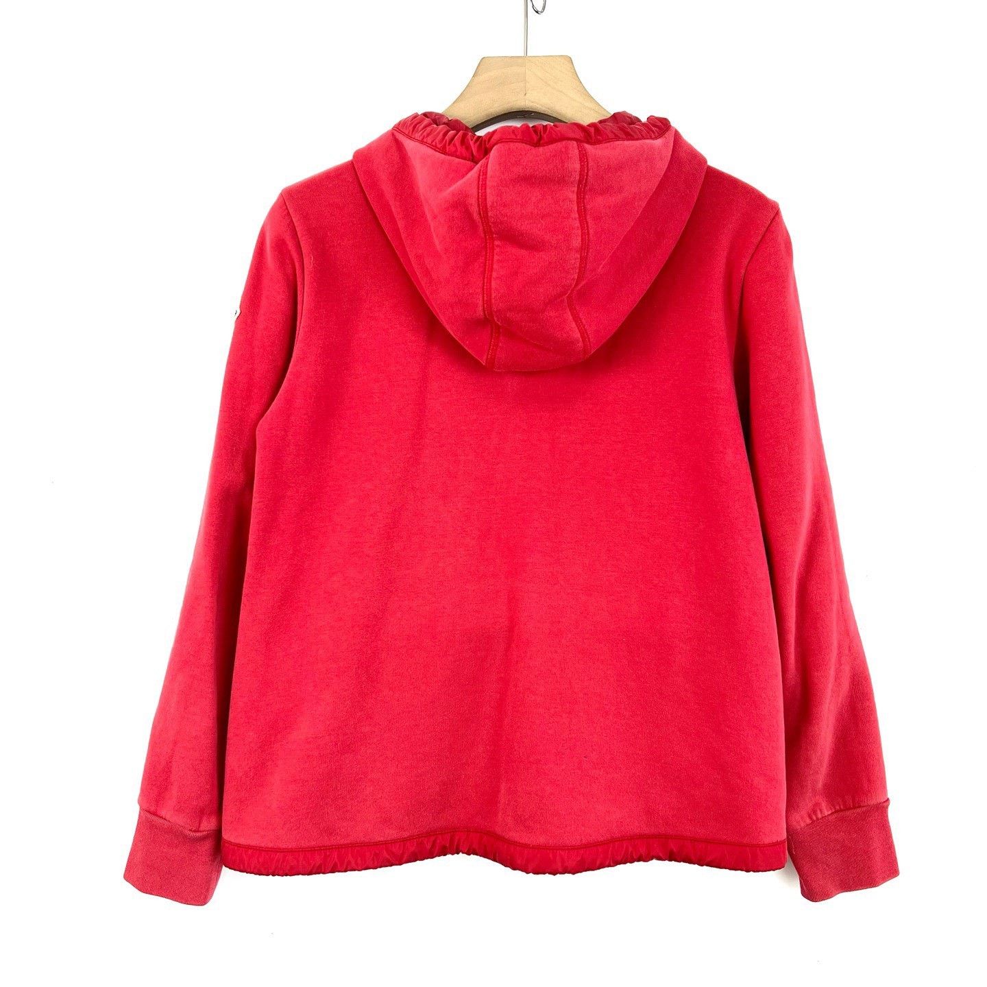 Moncler Moncler Red Sweatshirt Spliced Down Jacket Size US M / EU 48-50 / 2 - 2 Thumbnail