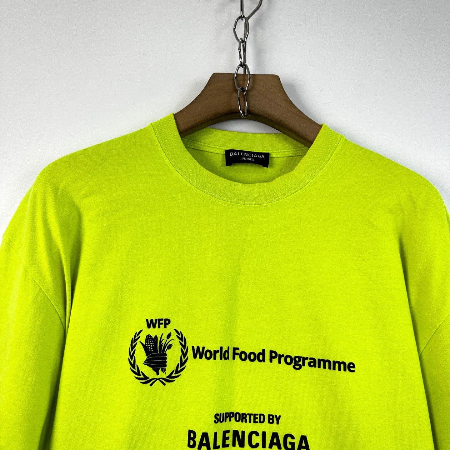 Balenciaga Balenciaga x WFP Wheat Ear T-shirt Size US M / EU 48-50 / 2 - 3 Thumbnail