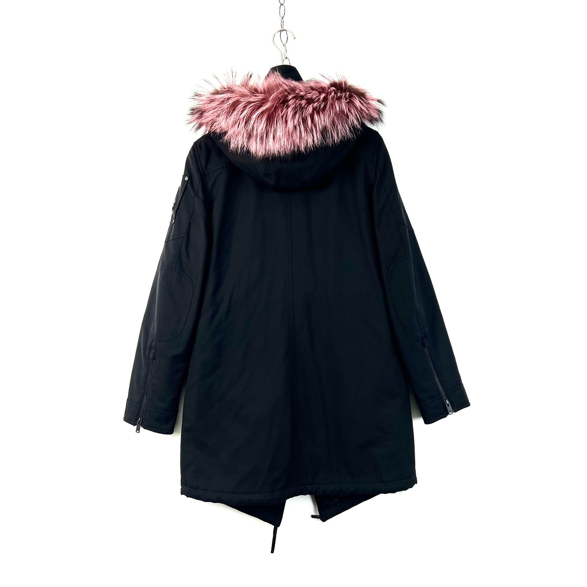 Moose Knuckles Moose Knuckles Black Mid-Length Fox Fur Coat S Size S / US 4 / IT 40 - 2 Thumbnail