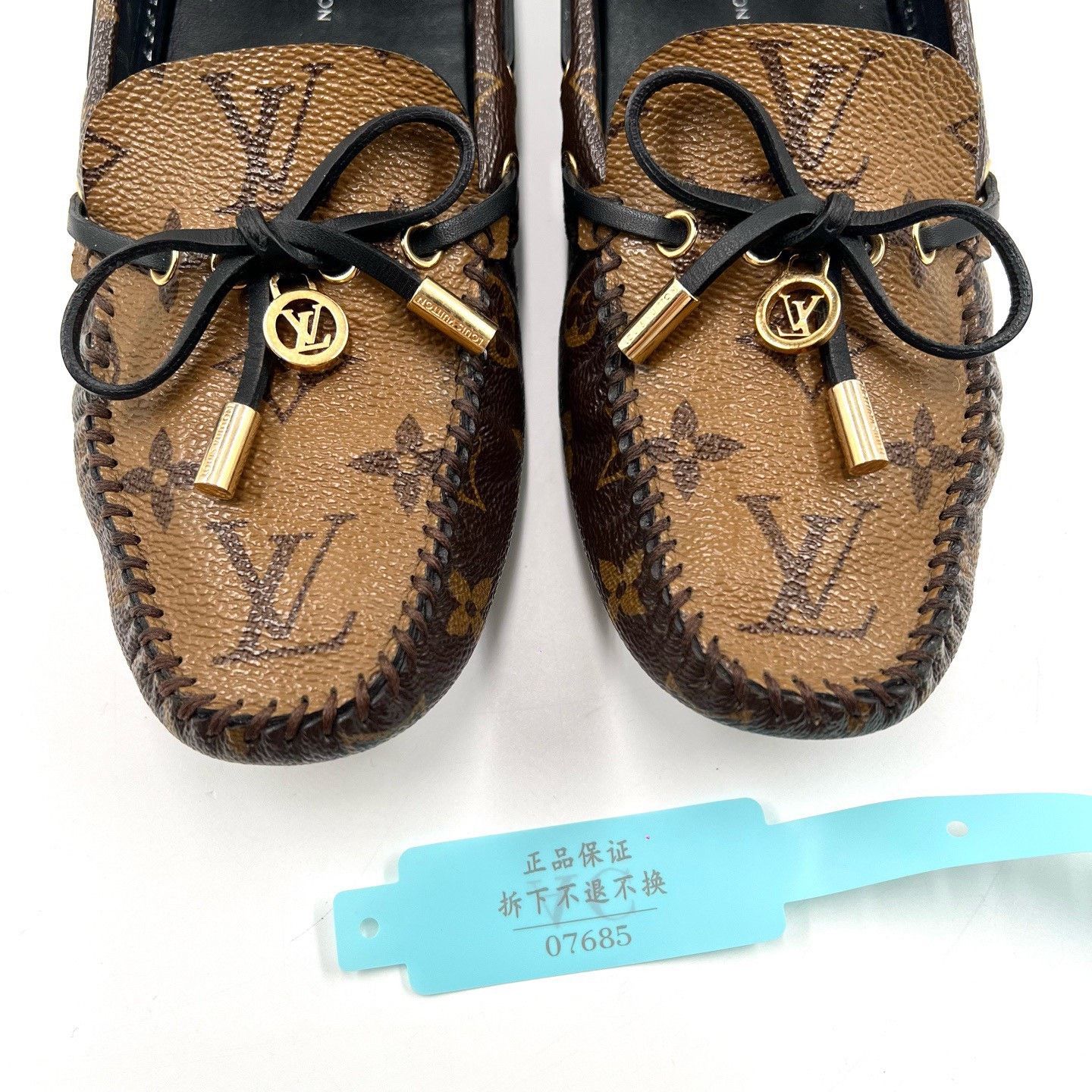 Louis Vuitton Louis Vuitton Classic Monogram Women's Loafers Size US 4.5 / IT 34.5 - 9 Thumbnail