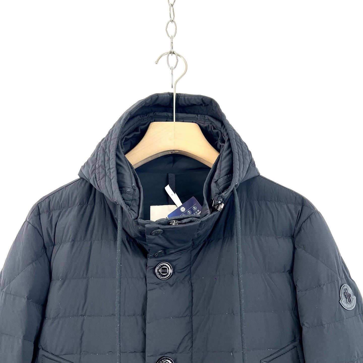 Moncler Moncler Quilted Hooded Long-Sleeve Down Jacket Size US L / EU 52-54 / 3 - 3 Thumbnail