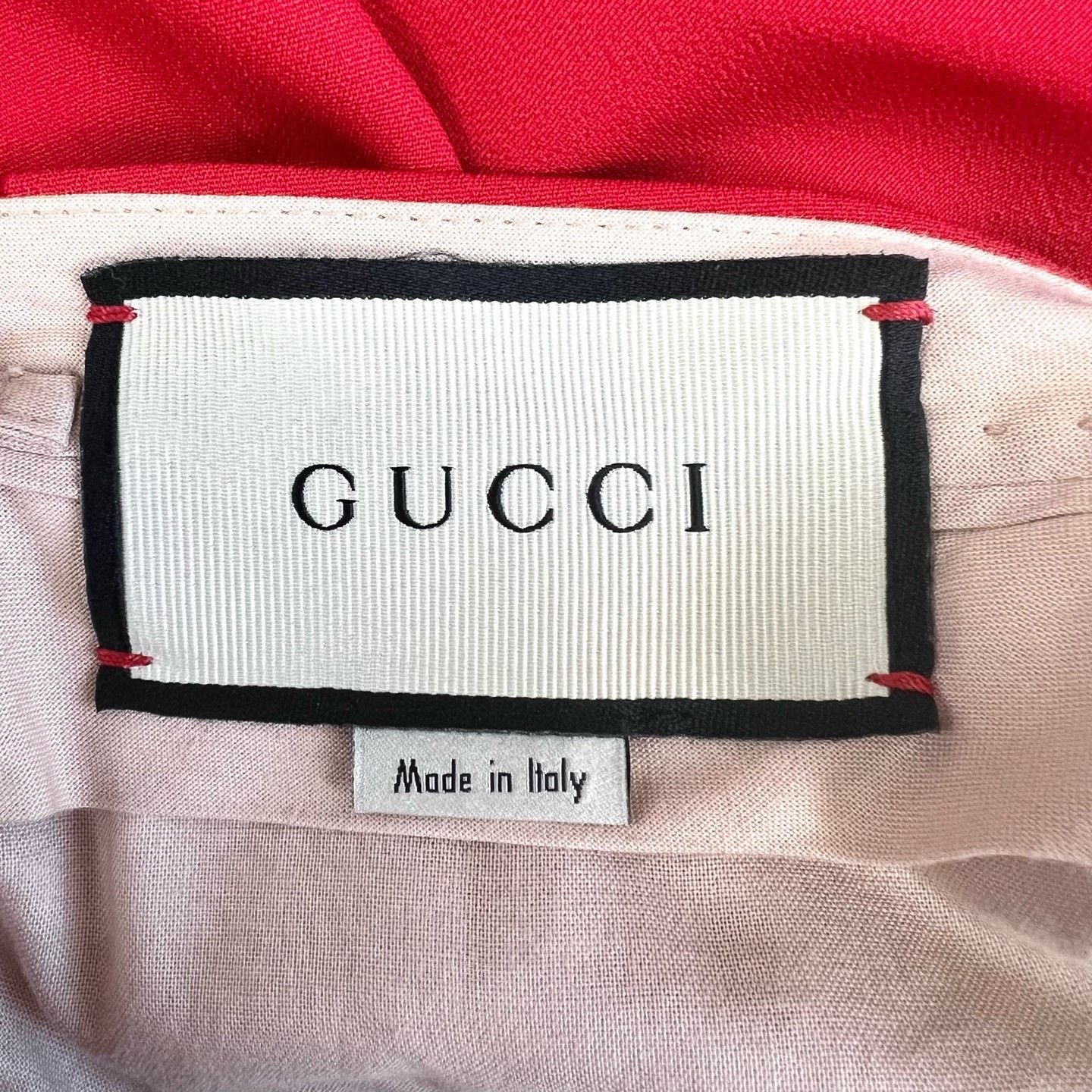 Gucci Gucci Red Side Stripe Straight-Leg Pants Size US 28 / EU 44 - 5 Thumbnail