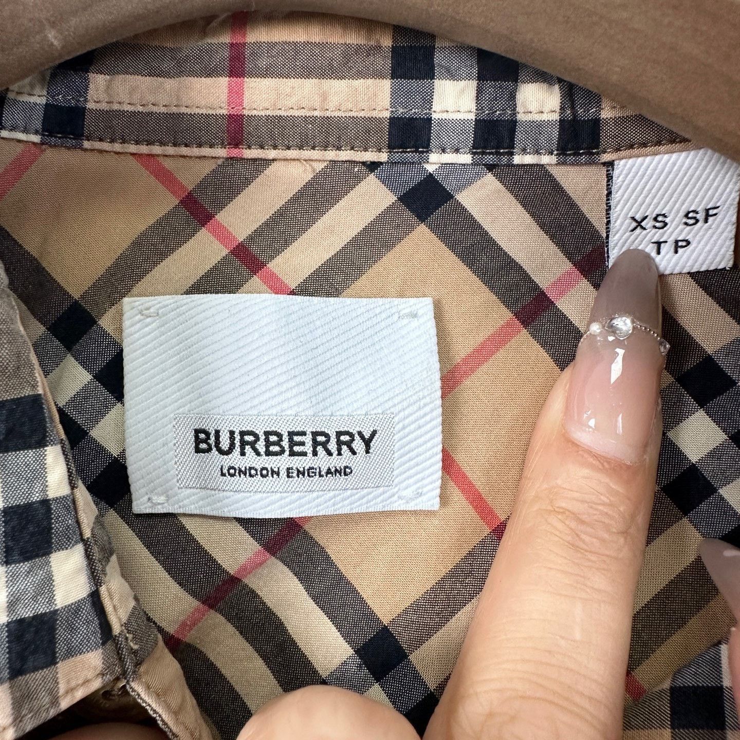 Burberry Burberry Chest Pocket TB Logo Check Shirt Size XS / US 0-2 / IT 36-38 - 4 Thumbnail