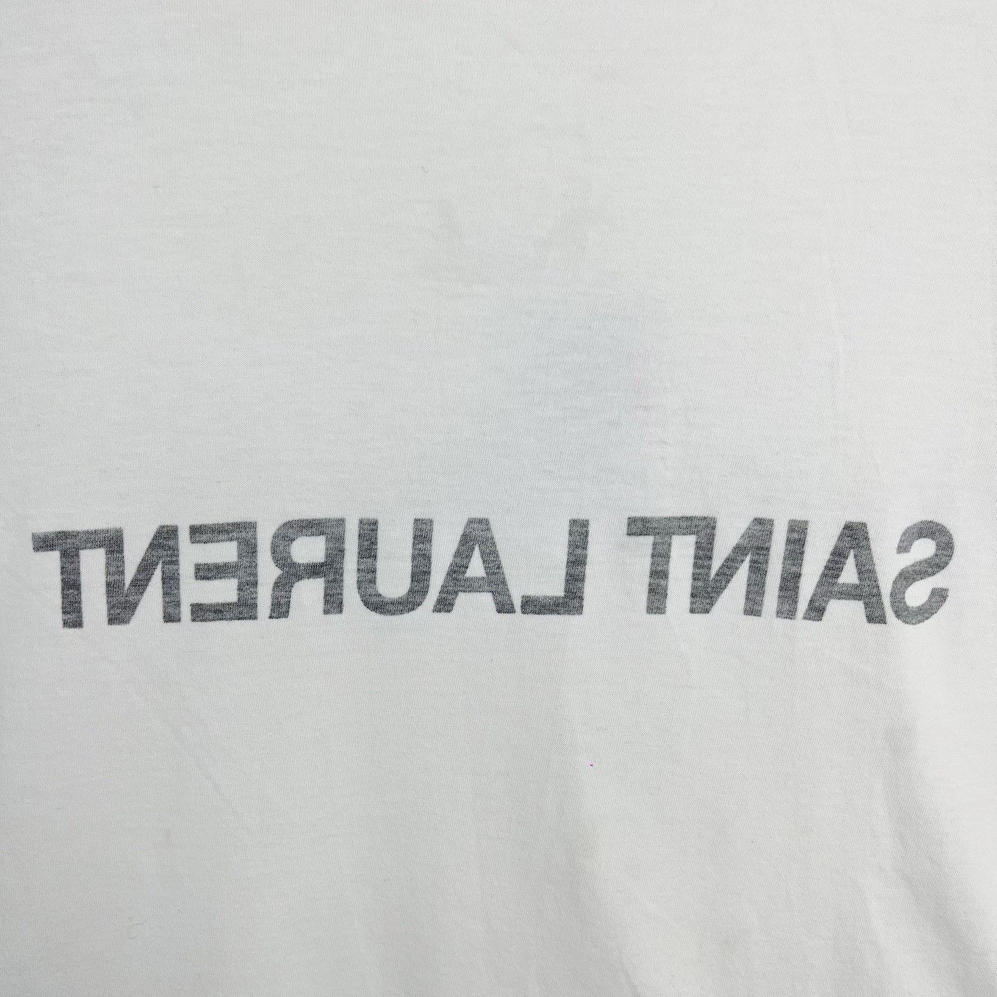 Saint Laurent Paris Saint Laurent SLP Logo Print T-Shirt Size US S / EU 44-46 / 1 - 3 Thumbnail