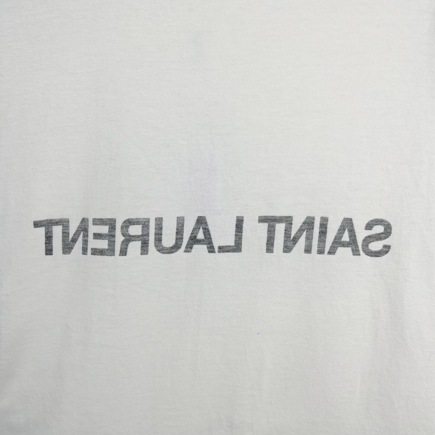 Saint Laurent Paris Saint Laurent SLP Logo Print T-Shirt Size US S / EU 44-46 / 1 - 6 Thumbnail