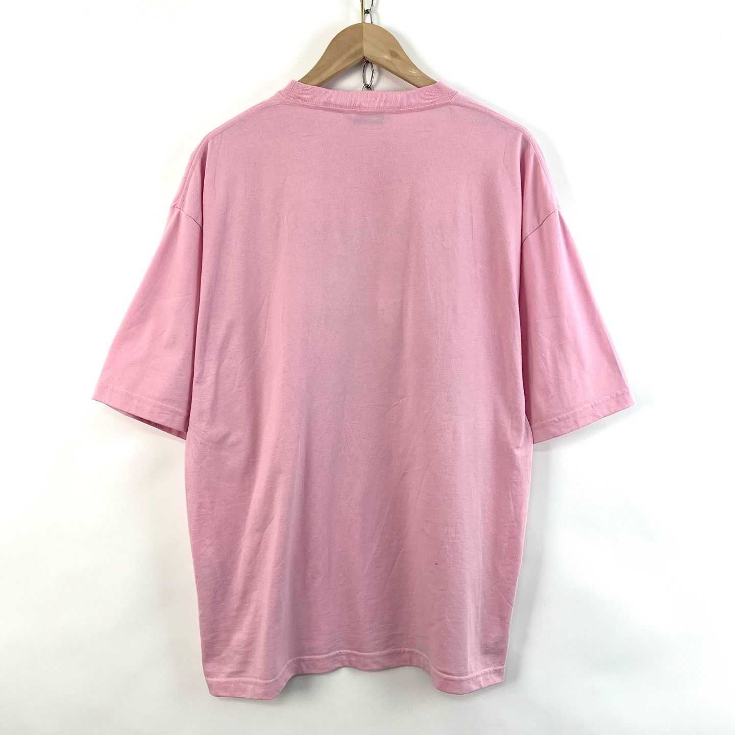 Balenciaga Balenciaga Pink Seven-Language T-Shirt Size S / US 4 / IT 40 - 2 Thumbnail