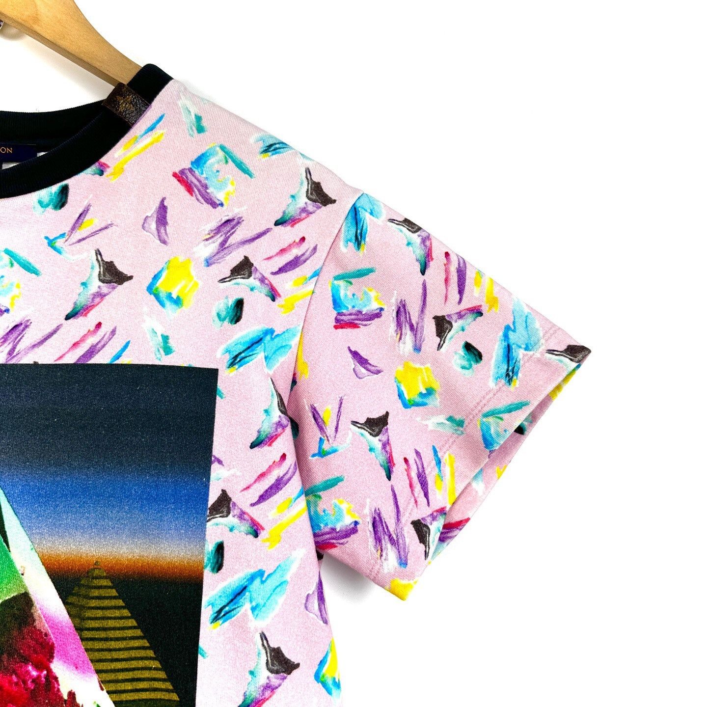 Louis Vuitton Louis Vuitton Oil Painting Print Short-Sleeve Dress Size S / US 4 / IT 40 - 5 Thumbnail
