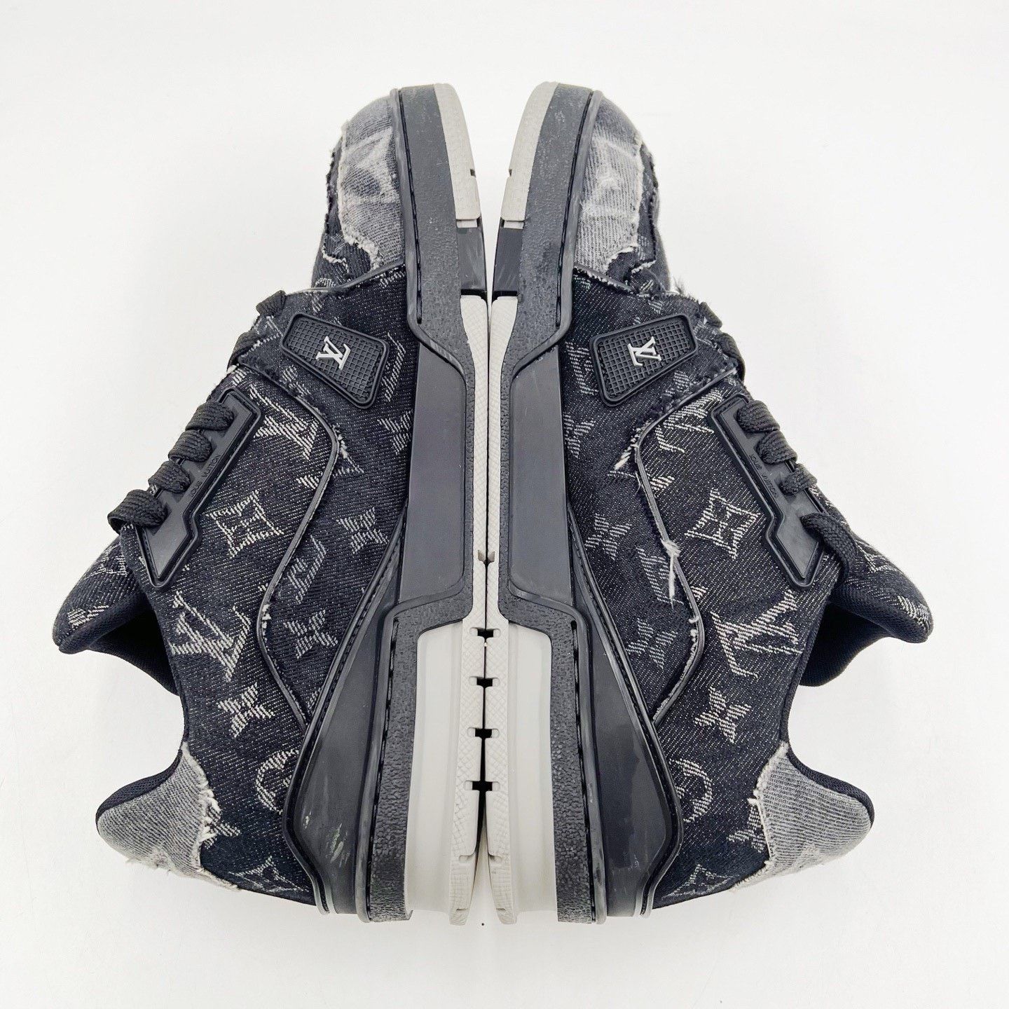 Louis Vuitton Louis Vuitton Black Denim Trainer Low-Top Sneakers Size US 9 / EU 42 - 5 Thumbnail