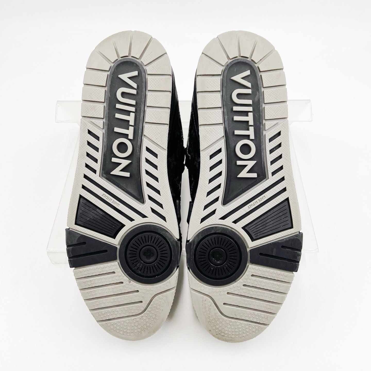 Louis Vuitton Louis Vuitton Black Denim Trainer Low-Top Sneakers Size US 9 / EU 42 - 8 Thumbnail
