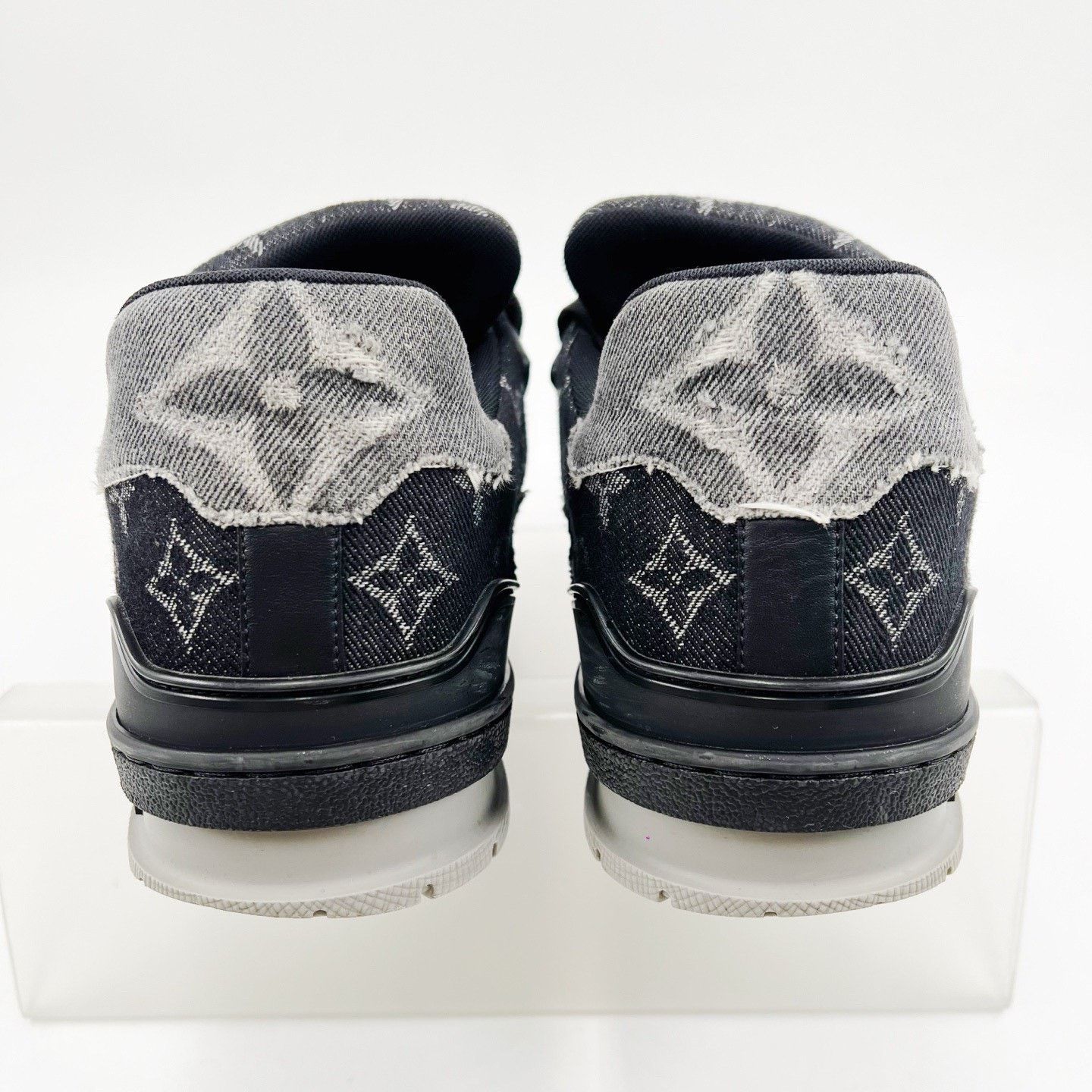Louis Vuitton Louis Vuitton Black Denim Trainer Low-Top Sneakers Size US 9 / EU 42 - 7 Thumbnail