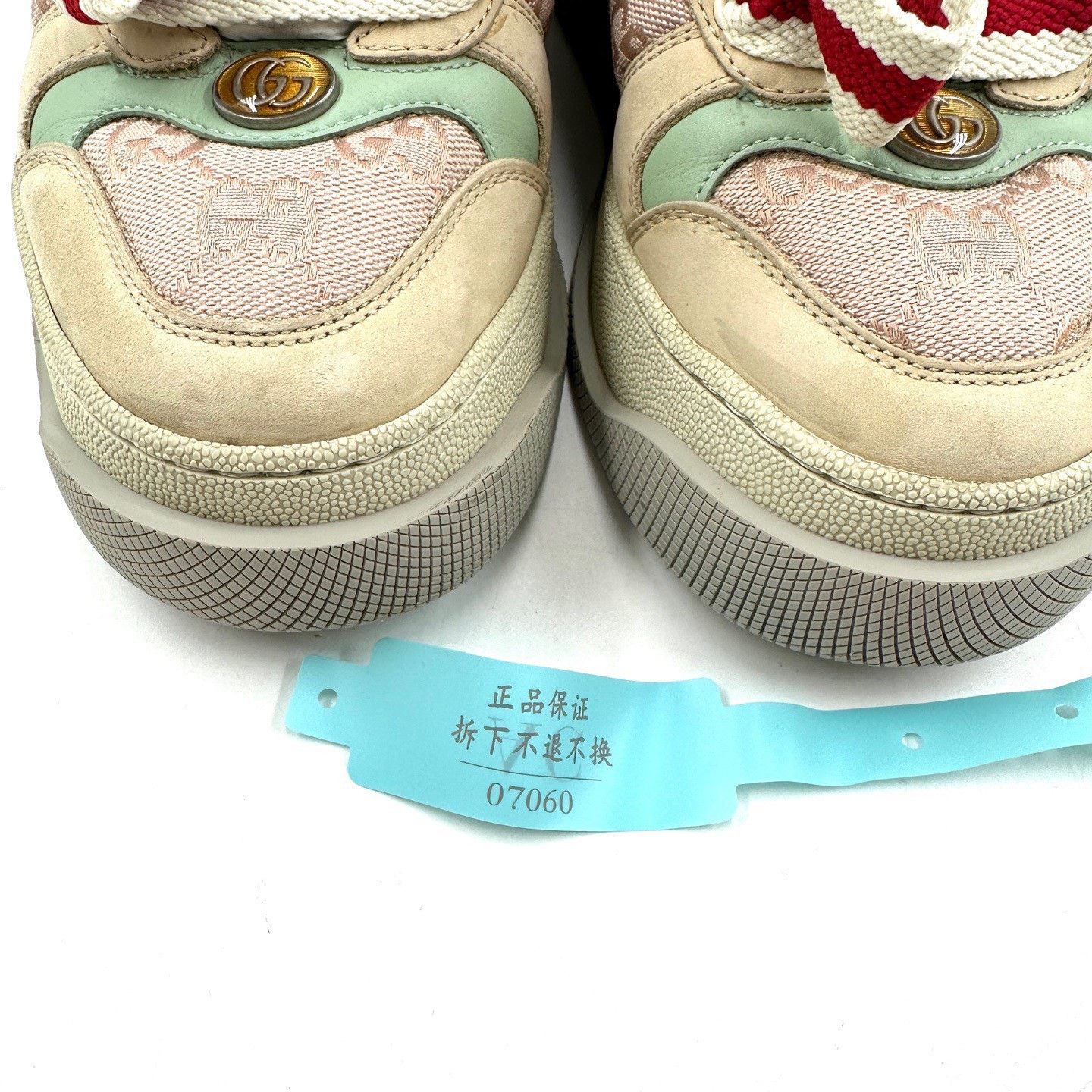 Gucci Gucci Screener Double G Thick Sole Sneakers Size US 4 / IT 34 - 9 Thumbnail