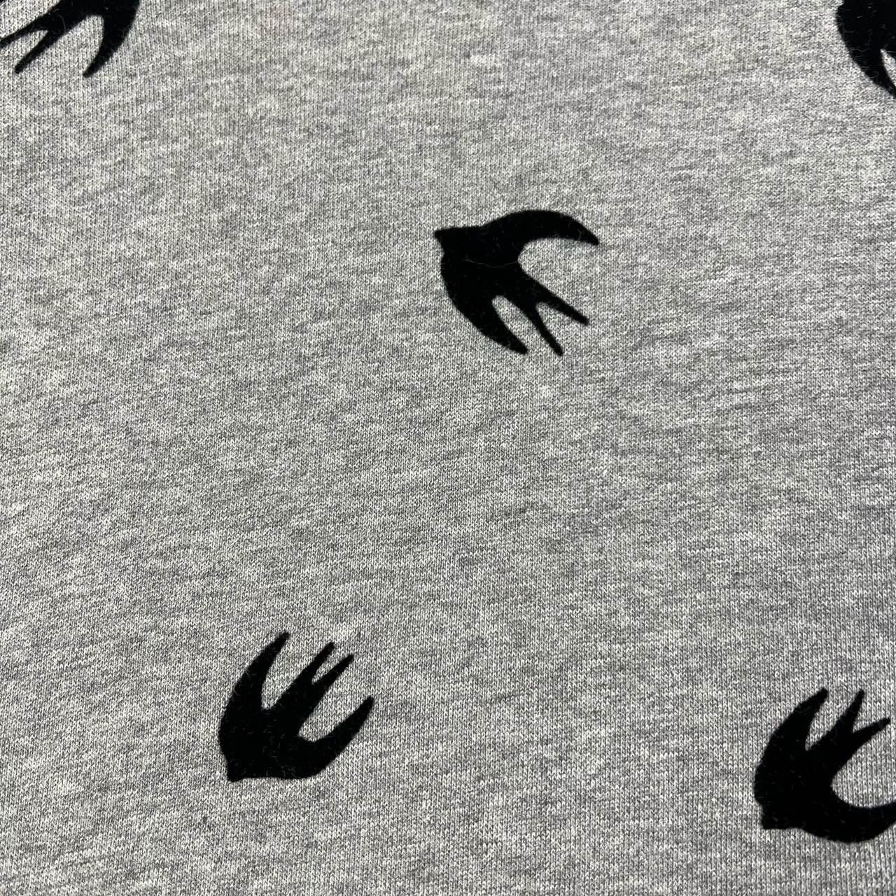 Alexander McQueen Alexander McQueen Gray Swallow Flocking Dress Size XXS / US 00 / IT 34 - 5 Thumbnail