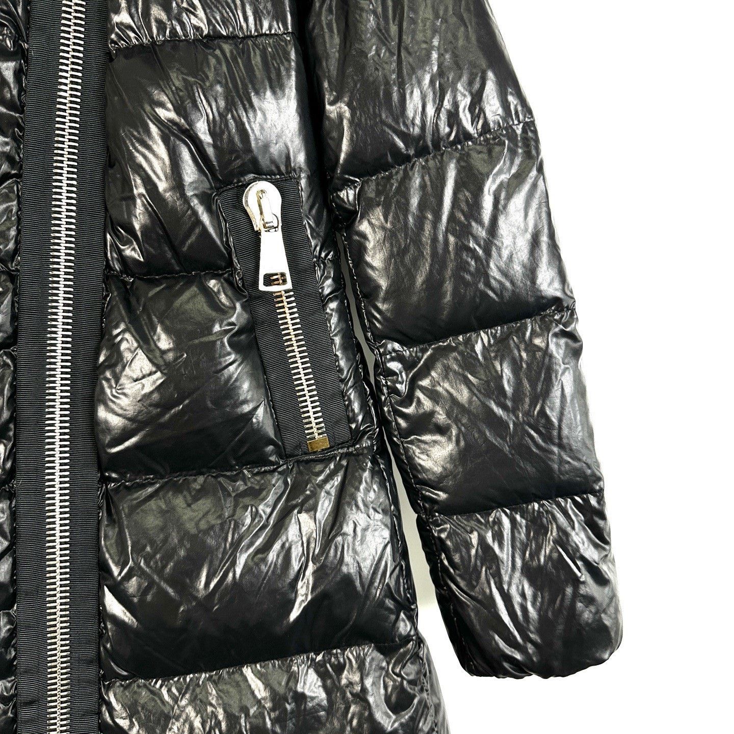 Moncler Moncler Joinville Black Long Shiny Down Jacket Size M / US 6-8 / IT 42-44 - 8 Thumbnail
