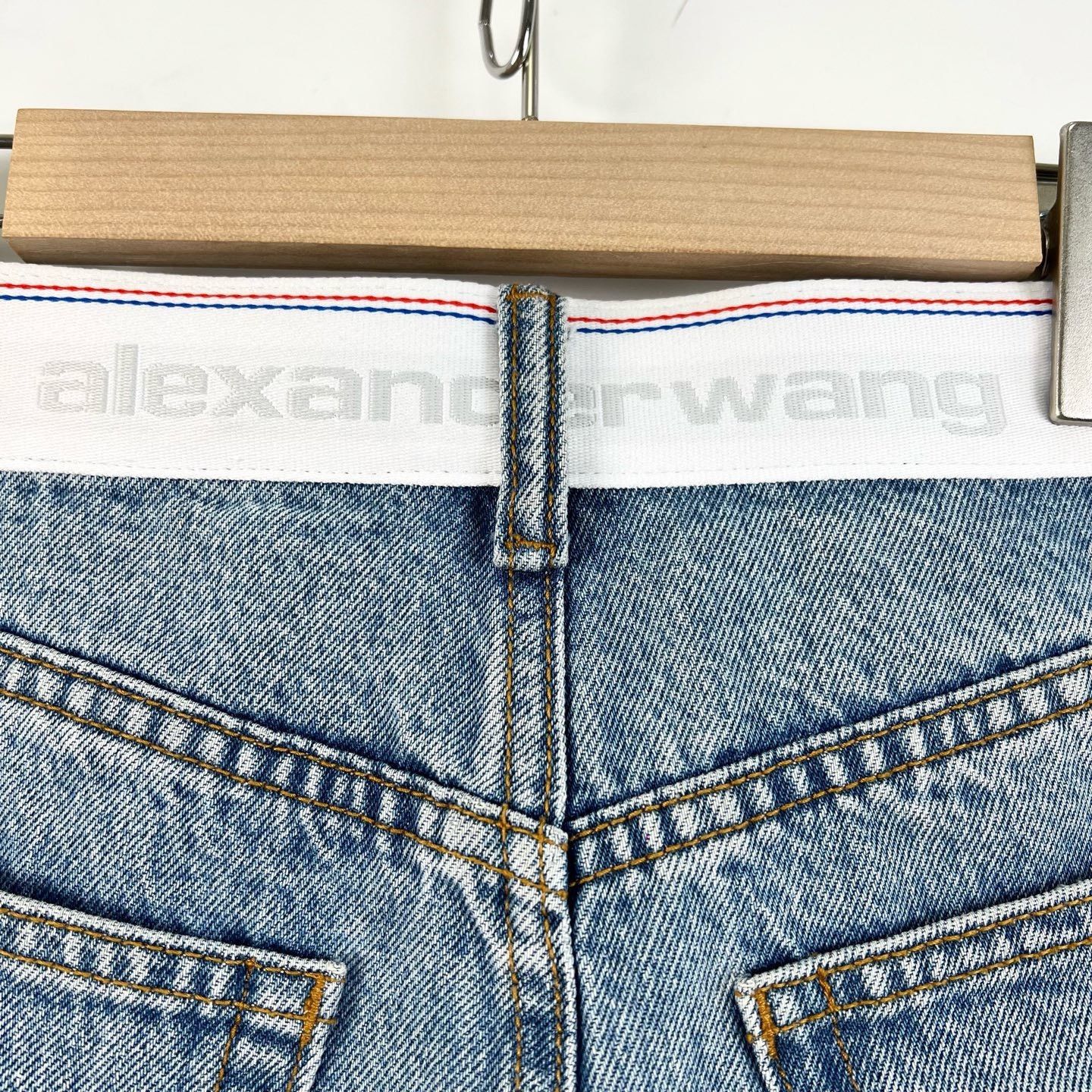 Alexander Wang Alexander Wang Bite Blue Denim Shorts Size 24" / US 00 / IT 34 - 6 Thumbnail