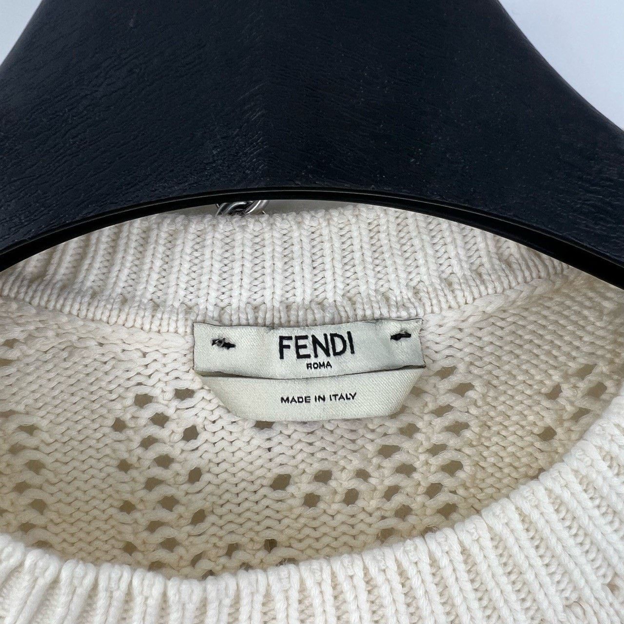 Fendi Fendi Double F Logo Knit Top Size S / US 4 / IT 40 - 6 Thumbnail
