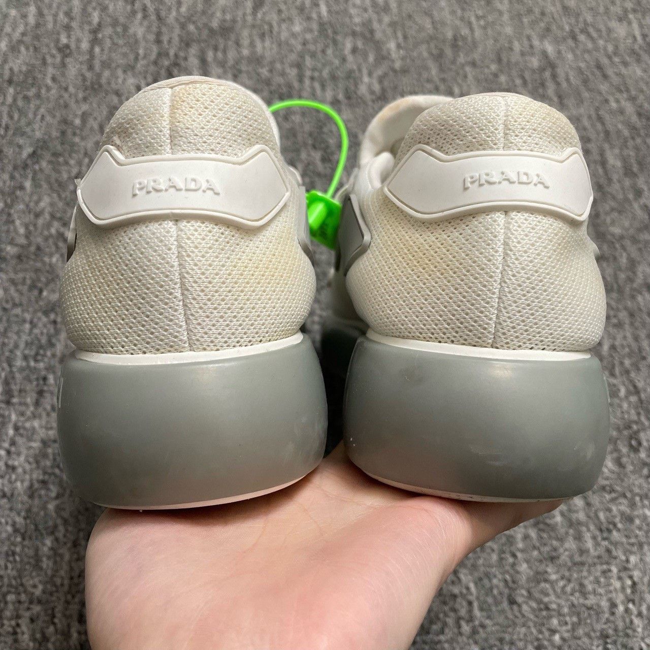 Prada Prada Women's Sneakers Size US 5.5 / IT 35.5 - 3 Thumbnail