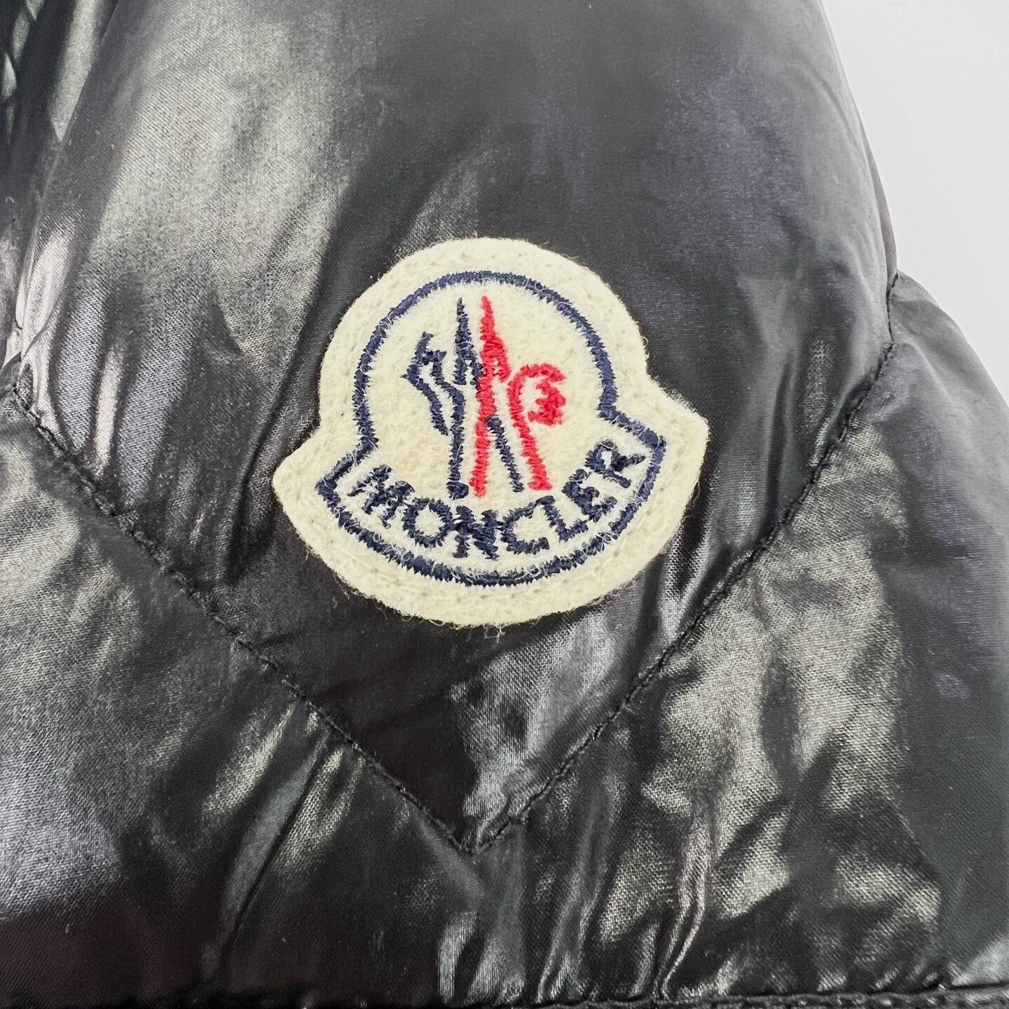 Moncler Moncler Black Shiny Logo Down Jacket Size US M / EU 48-50 / 2 - 5 Thumbnail