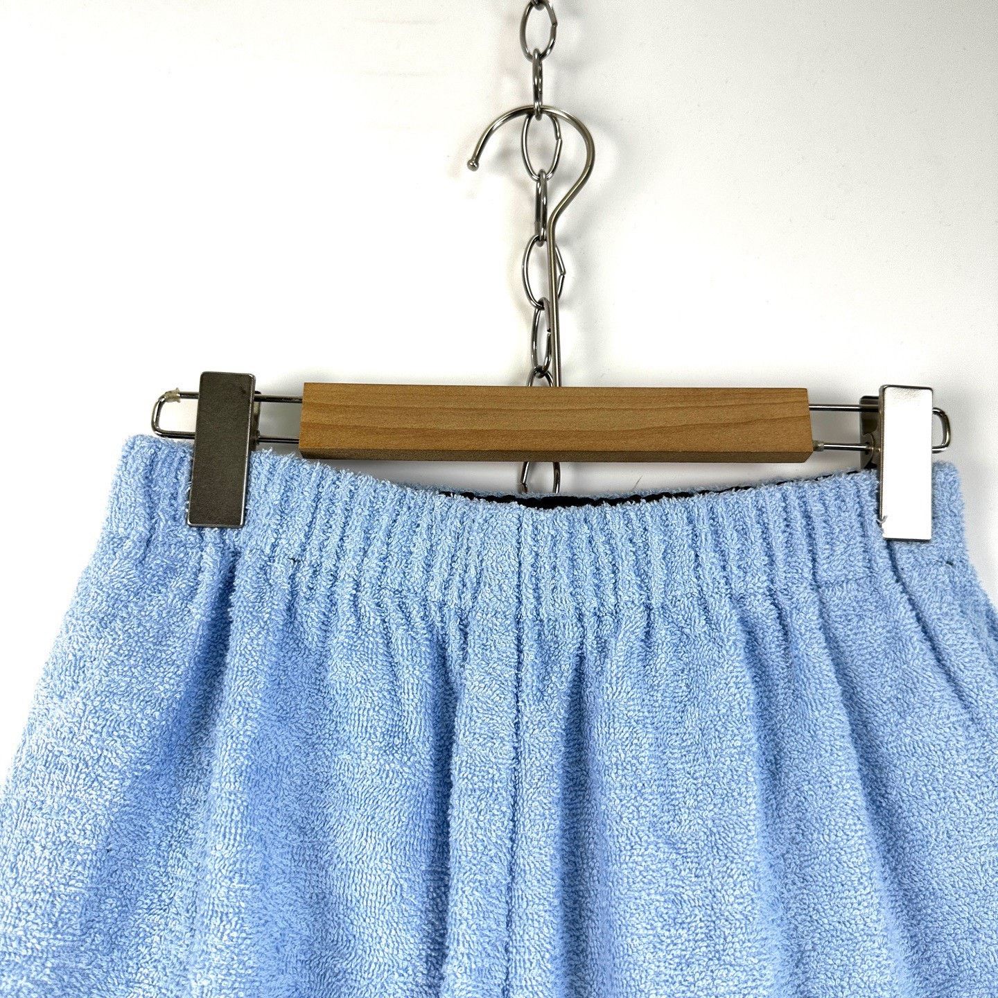 Prada Prada Blue Triangle Logo Terry Sports Shorts Size US 28 / EU 44 - 3 Thumbnail