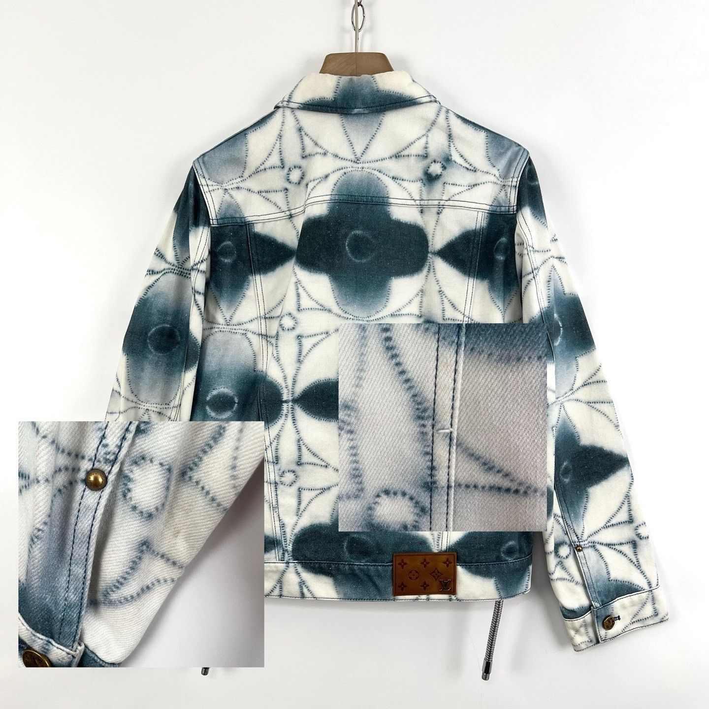 Louis Vuitton Louis Vuitton Tie-Dye Collared Denim Jacket Size US S / EU 44-46 / 1 - 8 Thumbnail